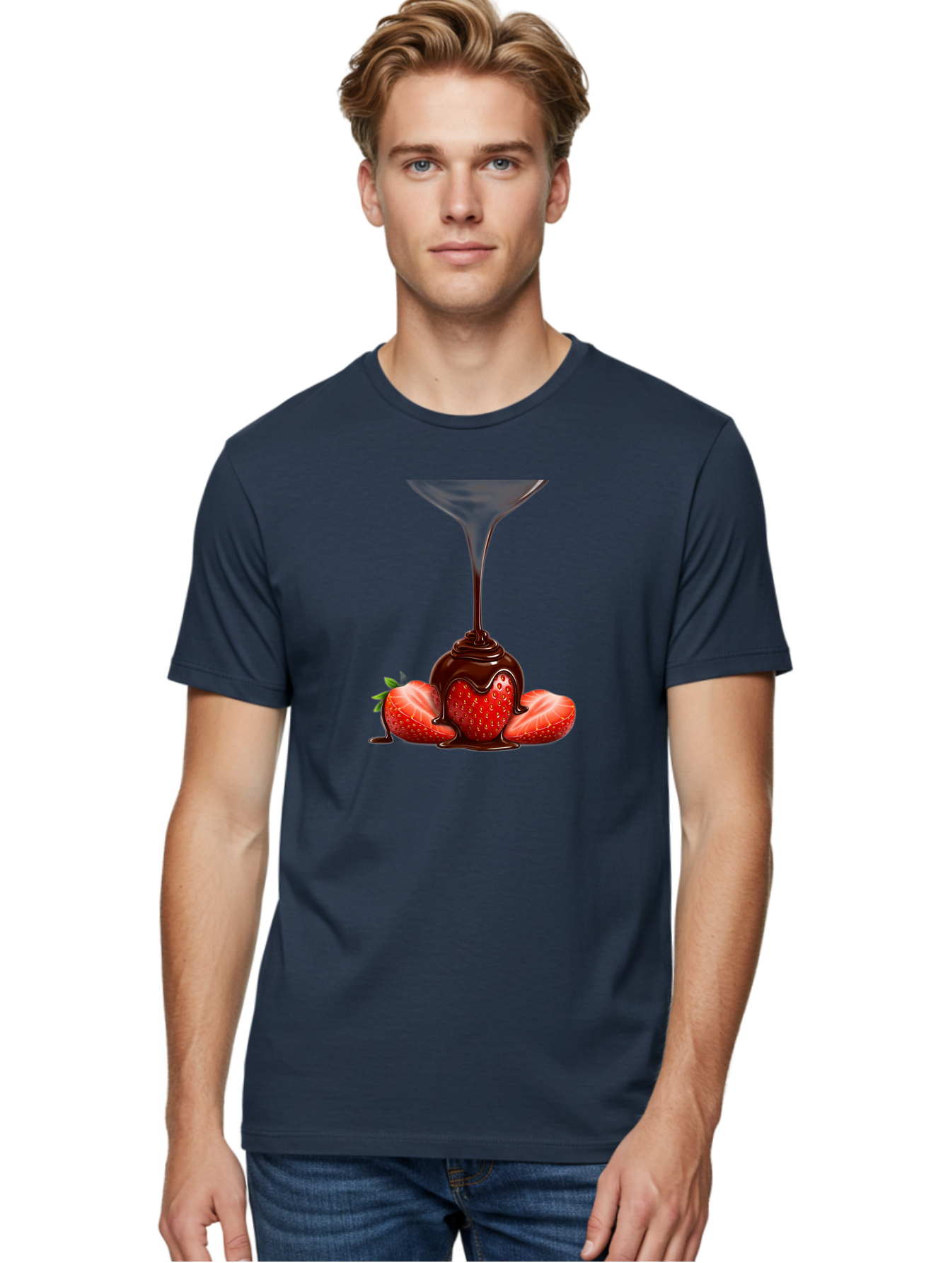 Chocolate-Covered-Strawberry Men'S Graphic Tee, 100% Cotton, Comfortable Casual Summer Wear, Machine Washable, Vintage Camera, Old Camera, Antique Camera, Black Camera, Classic Photography, Photography Equipment, Nostalgic Device, Film Camera, Bag288
