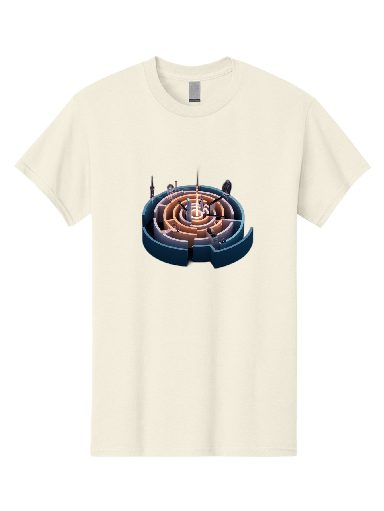 Circular-Labyrinth Men'S Graphic Tee, 100% Cotton, Comfortable Casual Summer Wear, Machine Washable, Vintage Camera, Old Camera, Antique Camera, Black Camera, Classic Photography, Photography Equipment, Nostalgic Device, Film Camera, Bag294
