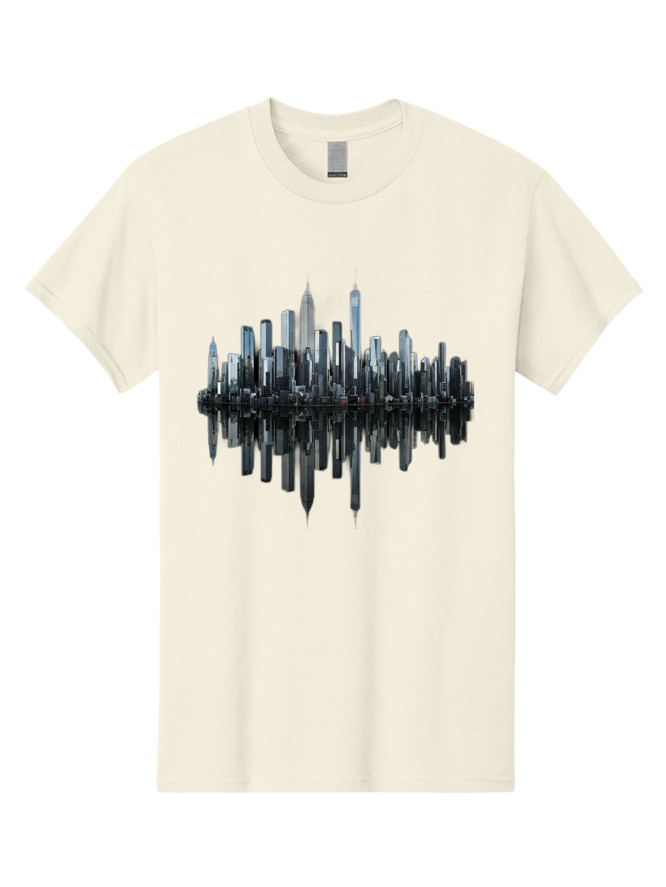 City-Skyline-Sound-Wave Men'S Graphic Tee, 100% Cotton, Comfortable Casual Summer Wear, Machine Washable, Vintage Camera, Old Camera, Antique Camera, Black Camera, Classic Photography, Photography Equipment, Nostalgic Device, Film Camera, Bag297
