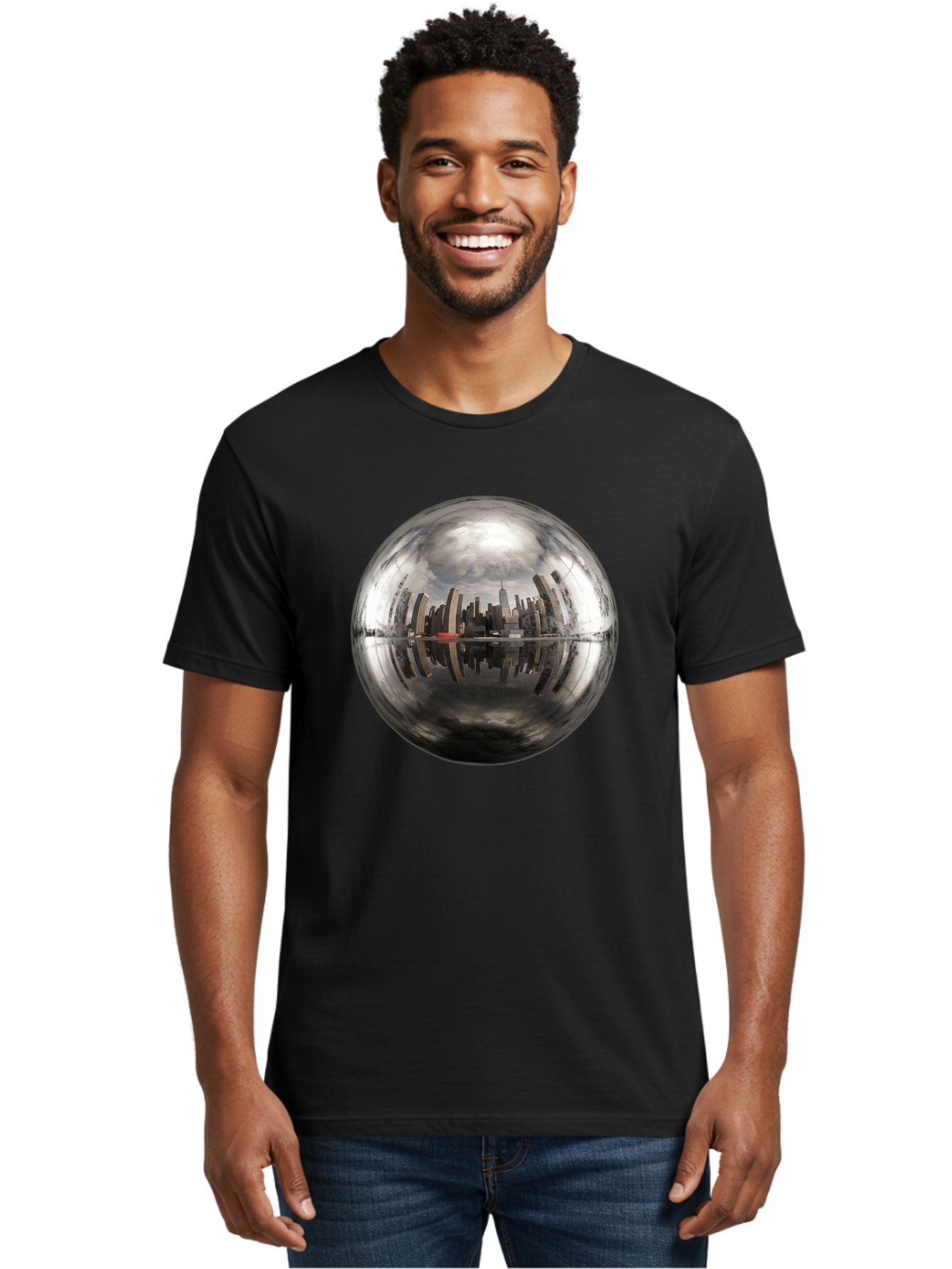Cityscape-Sphere Men'S Graphic Tee, 100% Cotton, Comfortable Casual Summer Wear, Machine Washable, Vintage Camera, Old Camera, Antique Camera, Black Camera, Classic Photography, Photography Equipment, Nostalgic Device, Film Camera, Camera Art Bag299