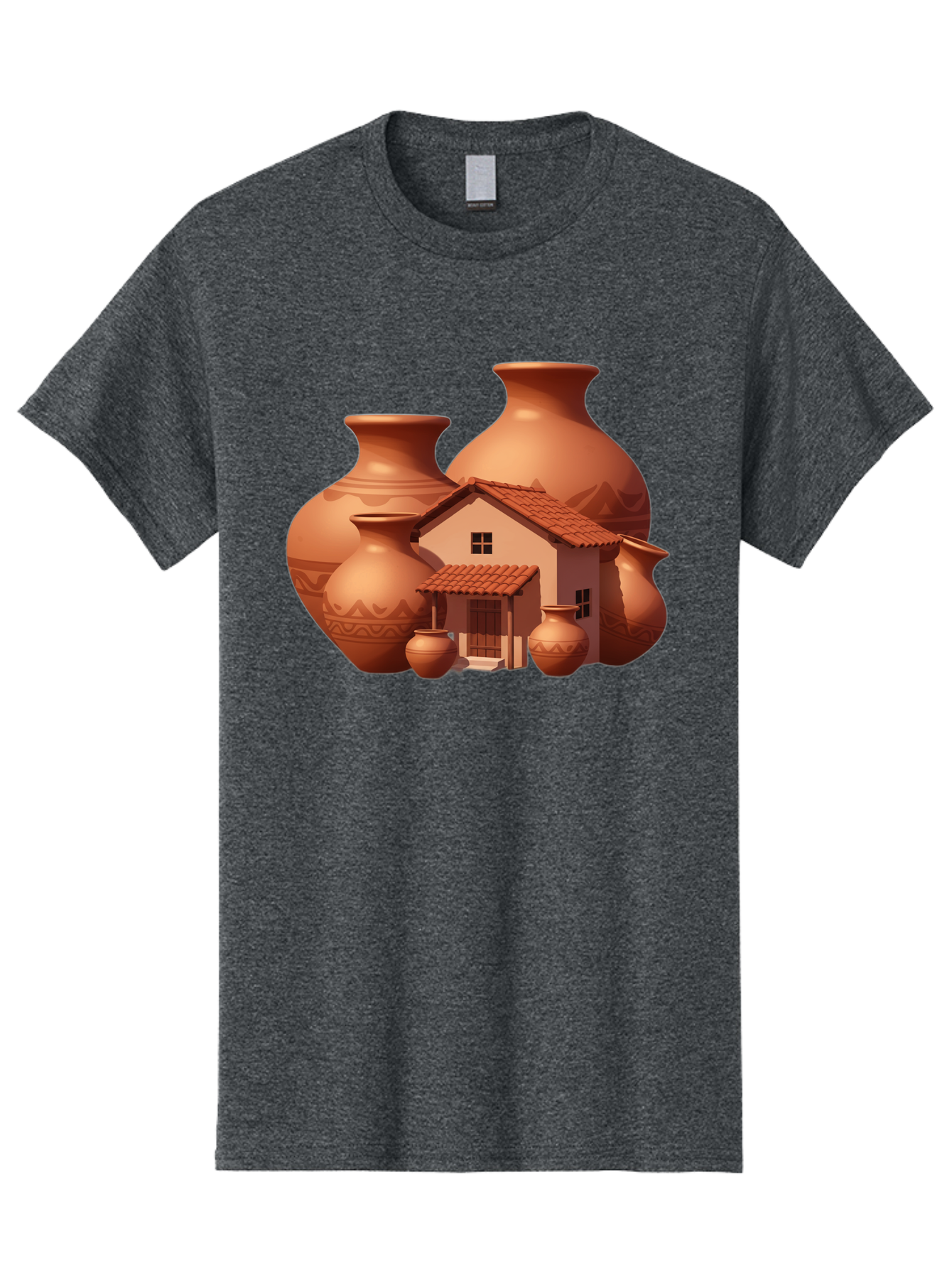 Clay-House-And-Pots Men'S Graphic Tee, 100% Cotton, Comfortable Casual Summer Wear, Machine Washable, Vintage Camera, Old Camera, Antique Camera, Black Camera, Classic Photography, Photography Equipment, Nostalgic Device, Film Camera, Bag300