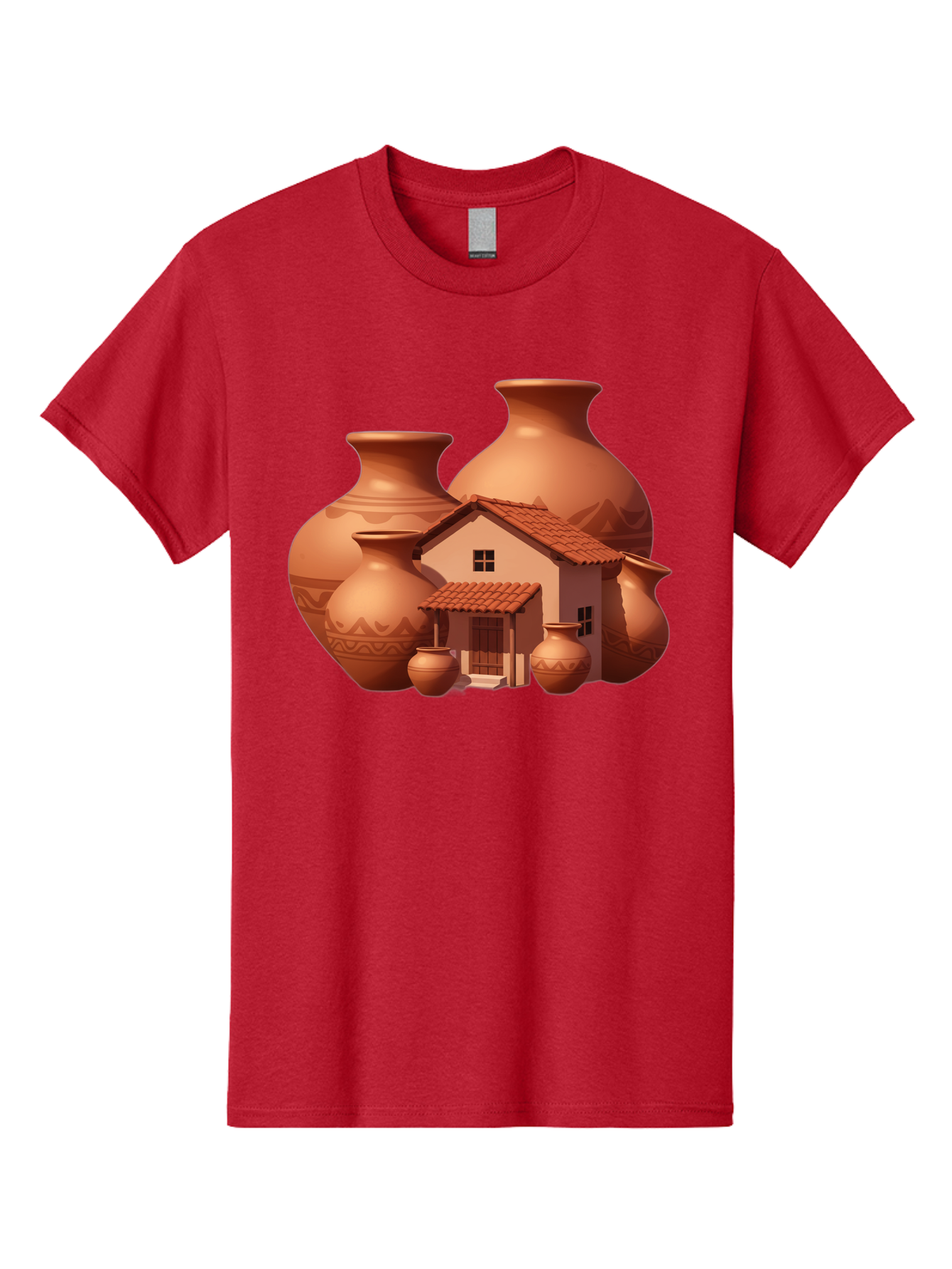 Clay-House-And-Pots Men'S Graphic Tee, 100% Cotton, Comfortable Casual Summer Wear, Machine Washable, Vintage Camera, Old Camera, Antique Camera, Black Camera, Classic Photography, Photography Equipment, Nostalgic Device, Film Camera, Bag300