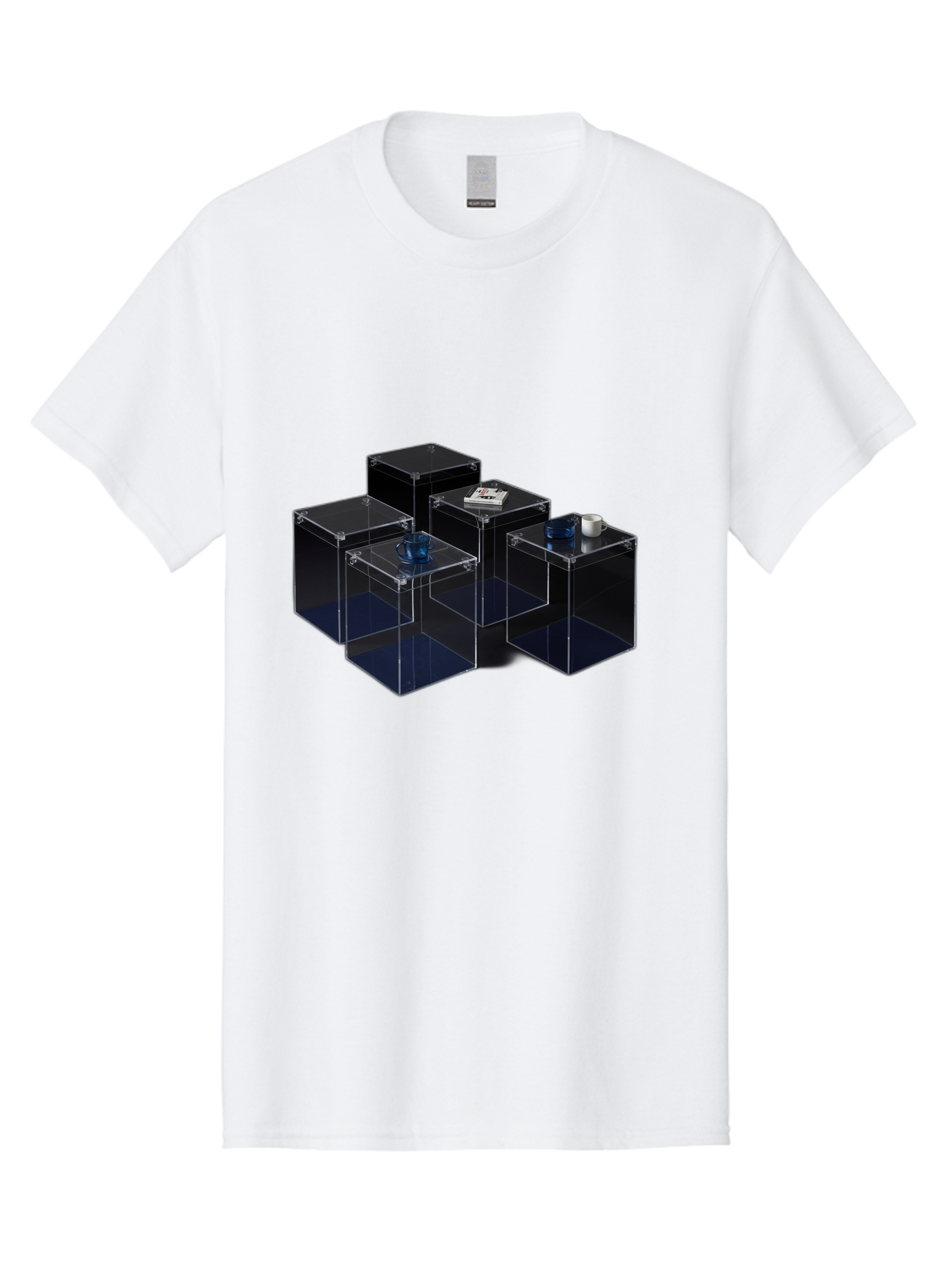 Clear-Plastic-Boxes Men'S Graphic Tee, 100% Cotton, Comfortable Casual Summer Wear, Machine Washable, Vintage Camera, Old Camera, Antique Camera, Black Camera, Classic Photography, Photography Equipment, Nostalgic Device, Film Camera, Bag304