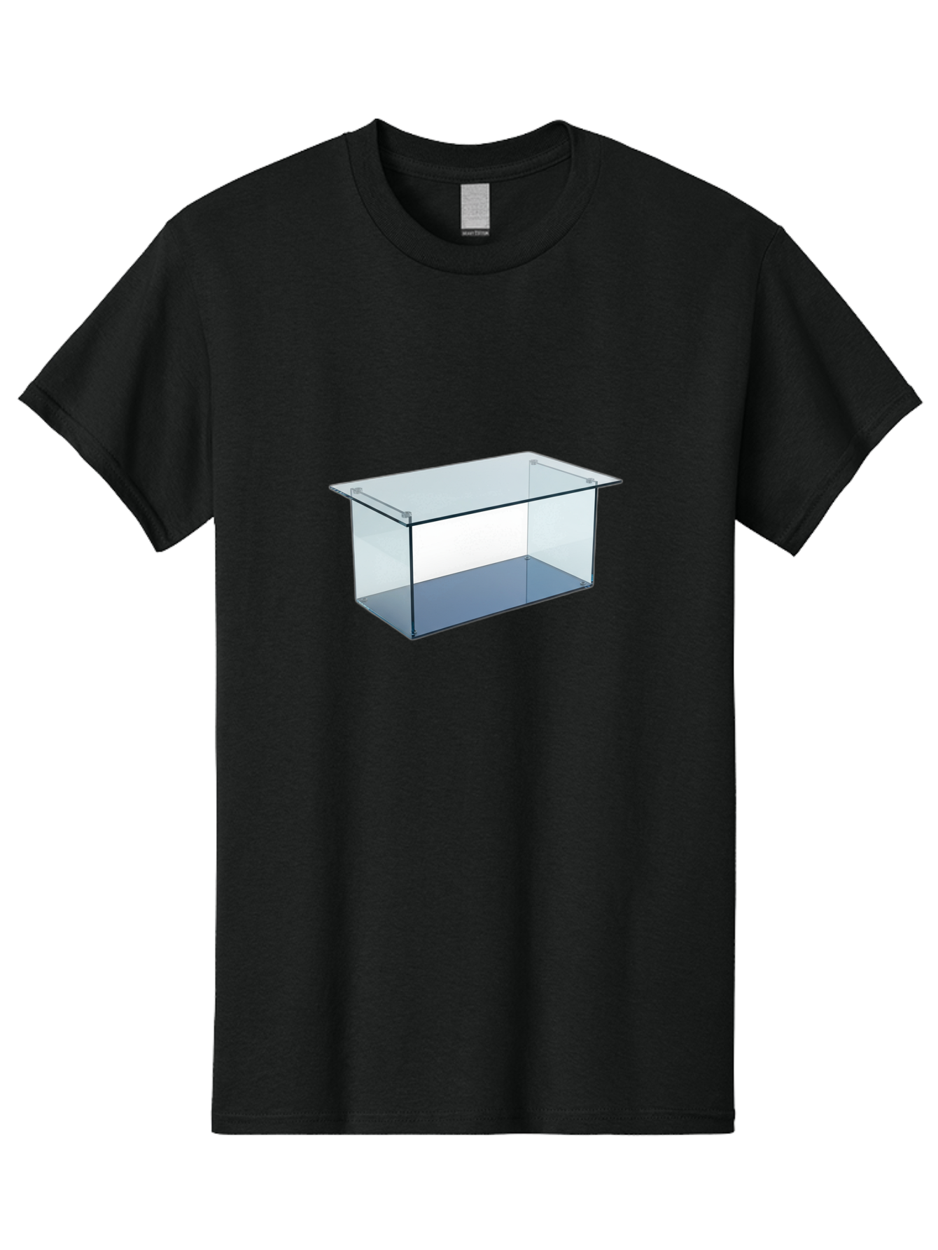 Clear-Rectangular-Aquarium Men'S Graphic Tee, 100% Cotton, Comfortable Casual Summer Wear, Machine Washable, Vintage Camera, Old Camera, Antique Camera, Black Camera, Classic Photography, Photography Equipment, Nostalgic Device, Film Camera, Bag305