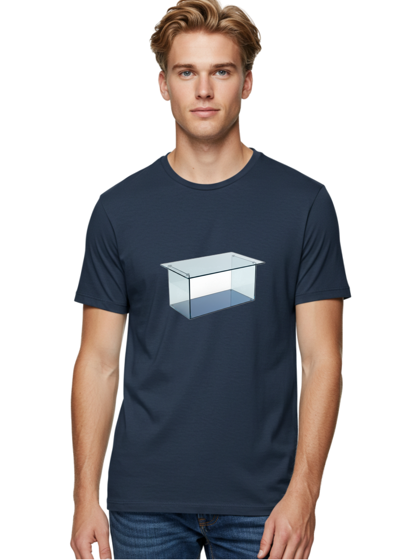 Clear-Rectangular-Aquarium Men'S Graphic Tee, 100% Cotton, Comfortable Casual Summer Wear, Machine Washable, Vintage Camera, Old Camera, Antique Camera, Black Camera, Classic Photography, Photography Equipment, Nostalgic Device, Film Camera, Bag305