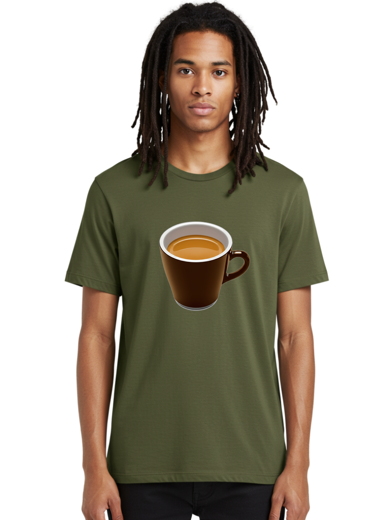 Coffee-Mug Men'S Graphic Tee, 100% Cotton, Comfortable Casual Summer Wear, Machine Washable, Vintage Camera, Old Camera, Antique Camera, Black Camera, Classic Photography, Photography Equipment, Nostalgic Device, Film Camera, Camera Art Bag320