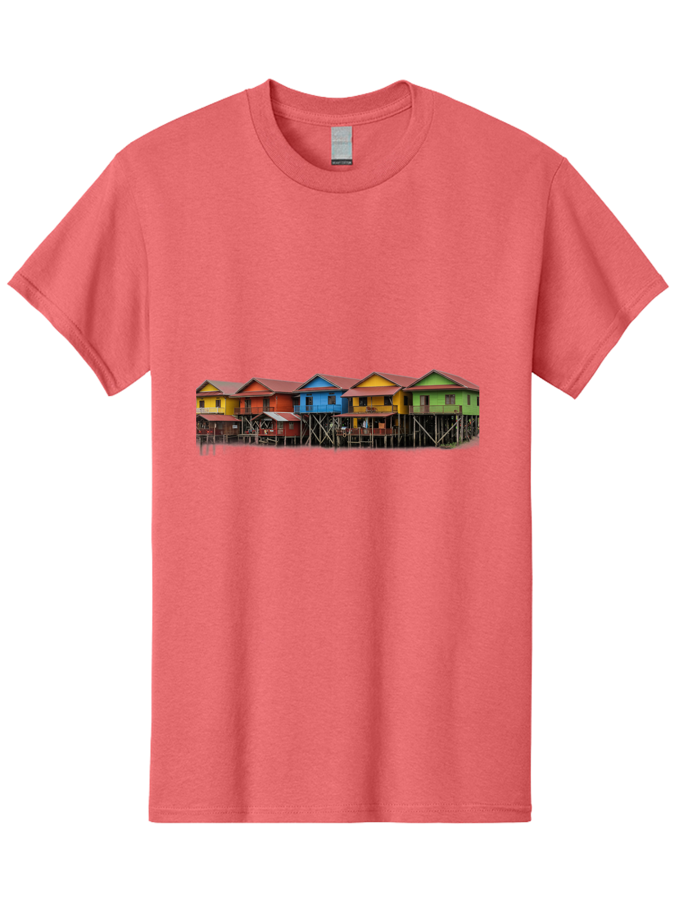 Colorful-Stilt-Houses Men'S Graphic Tee, 100% Cotton, Comfortable Casual Summer Wear, Machine Washable, Vintage Camera, Old Camera, Antique Camera, Black Camera, Classic Photography, Photography Equipment, Nostalgic Device, Film Camera, Bag325