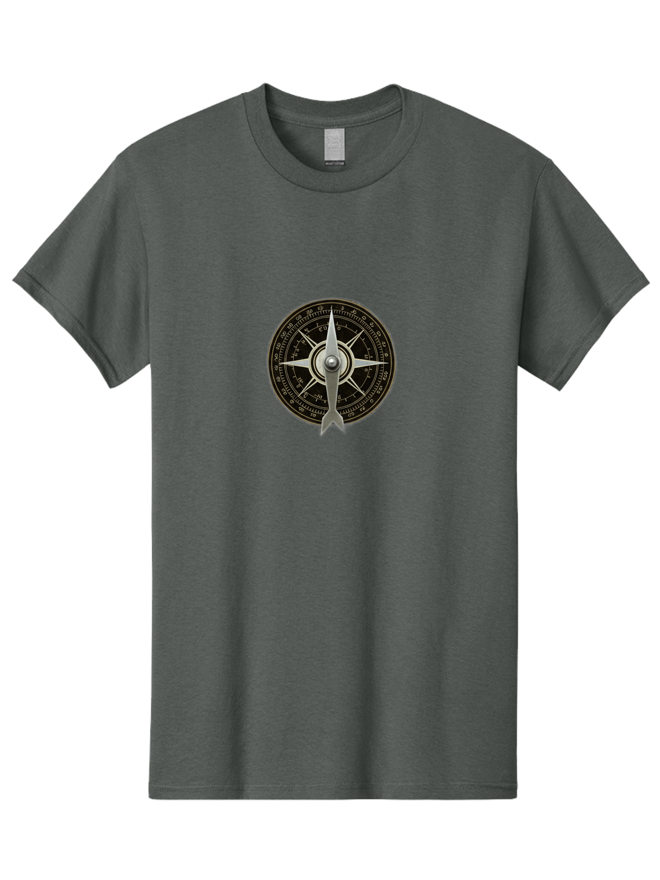 Compass-Rose Men'S Graphic Tee, 100% Cotton, Comfortable Casual Summer Wear, Machine Washable, Vintage Camera, Old Camera, Antique Camera, Black Camera, Classic Photography, Photography Equipment, Nostalgic Device, Film Camera, Camera Art Bag328