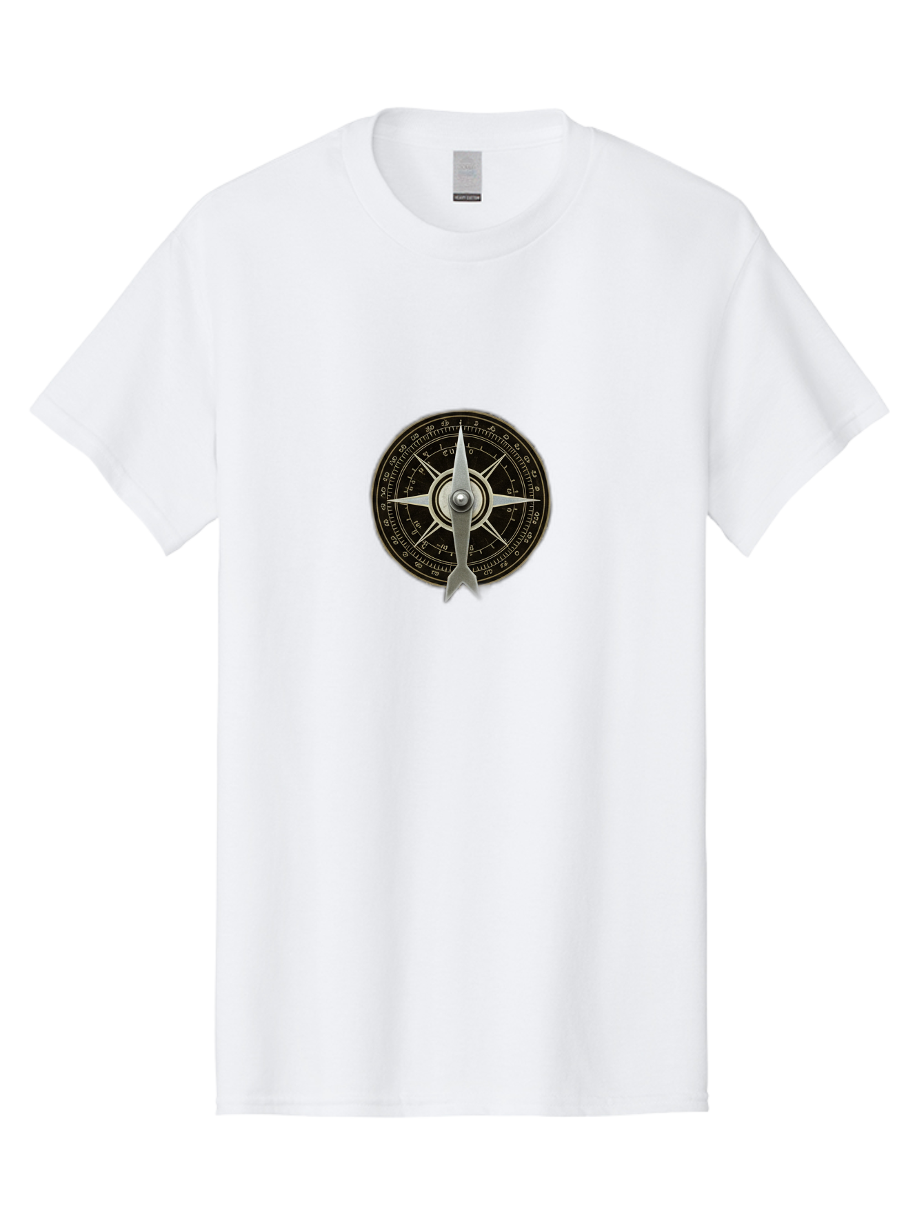 Compass-Rose Men'S Graphic Tee, 100% Cotton, Comfortable Casual Summer Wear, Machine Washable, Vintage Camera, Old Camera, Antique Camera, Black Camera, Classic Photography, Photography Equipment, Nostalgic Device, Film Camera, Camera Art Bag328