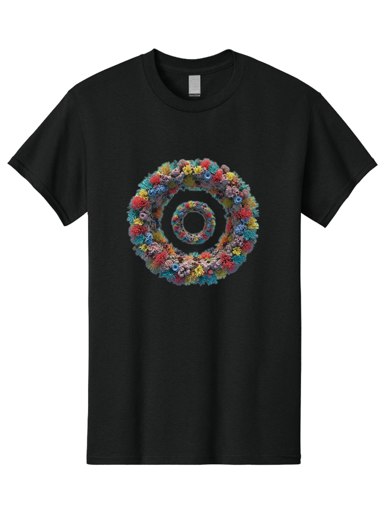 Coral-Spiral Men'S Graphic Tee, 100% Cotton, Comfortable Casual Summer Wear, Machine Washable, Vintage Camera, Old Camera, Antique Camera, Black Camera, Classic Photography, Photography Equipment, Nostalgic Device, Film Camera, Camera Art Bag336