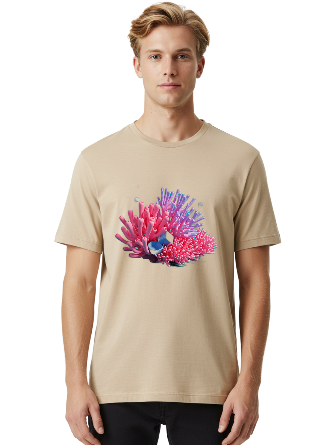 Corals-And-Clownfish Men'S Graphic Tee, 100% Cotton, Comfortable Casual Summer Wear, Machine Washable, Vintage Camera, Old Camera, Antique Camera, Black Camera, Classic Photography, Photography Equipment, Nostalgic Device, Film Camera, Bag338
