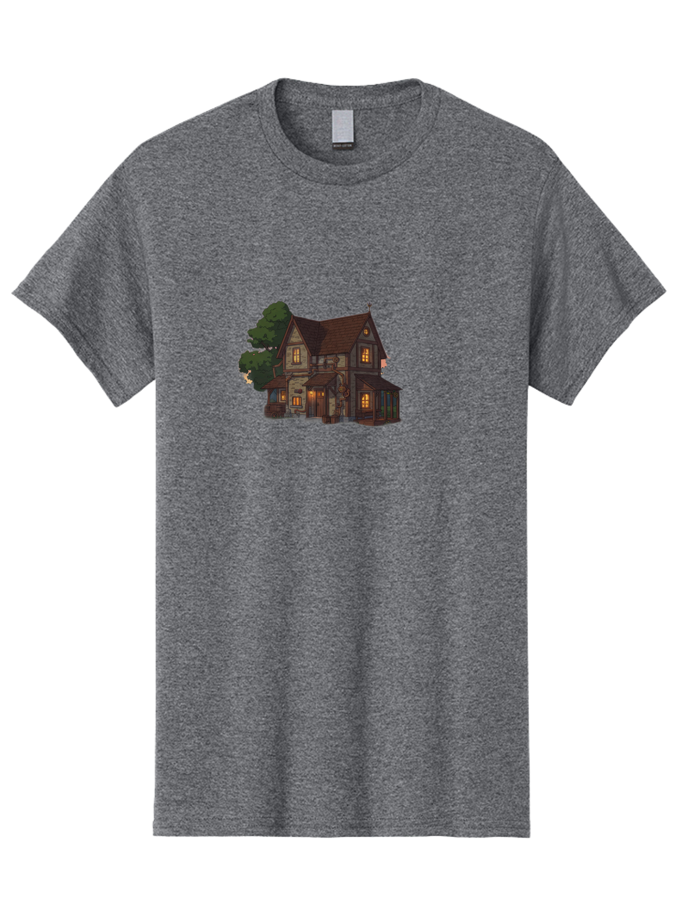 Cottage Men'S Graphic Tee, 100% Cotton, Comfortable Casual Summer Wear, Machine Washable, Vintage Camera, Old Camera, Antique Camera, Black Camera, Classic Photography, Photography Equipment, Nostalgic Device, Film Camera, Camera Art Bag345