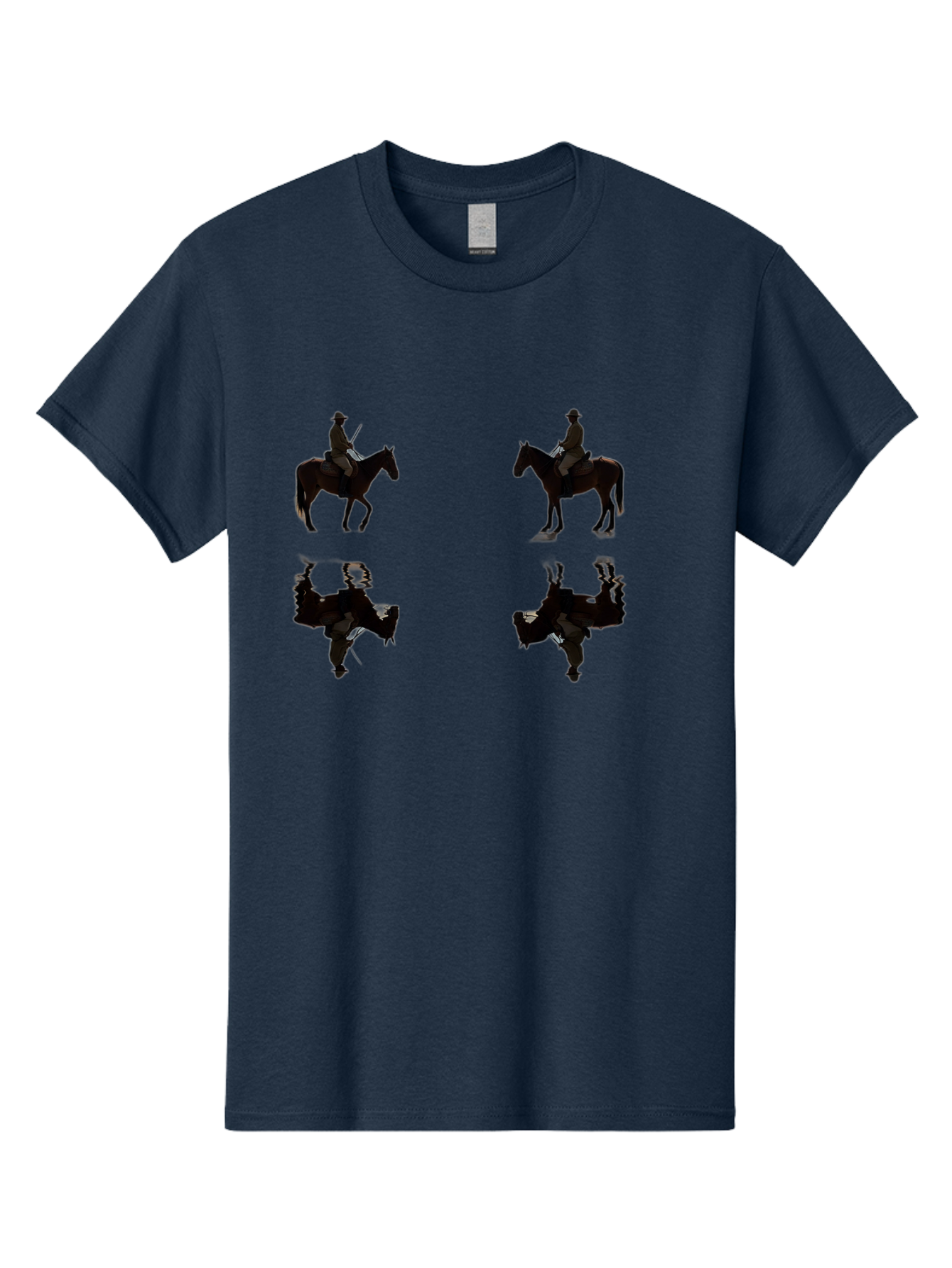 Cowboy-Silhouettes Men'S Graphic Tee, 100% Cotton, Comfortable Casual Summer Wear, Machine Washable, Vintage Camera, Old Camera, Antique Camera, Black Camera, Classic Photography, Photography Equipment, Nostalgic Device, Film Camera, Bag349