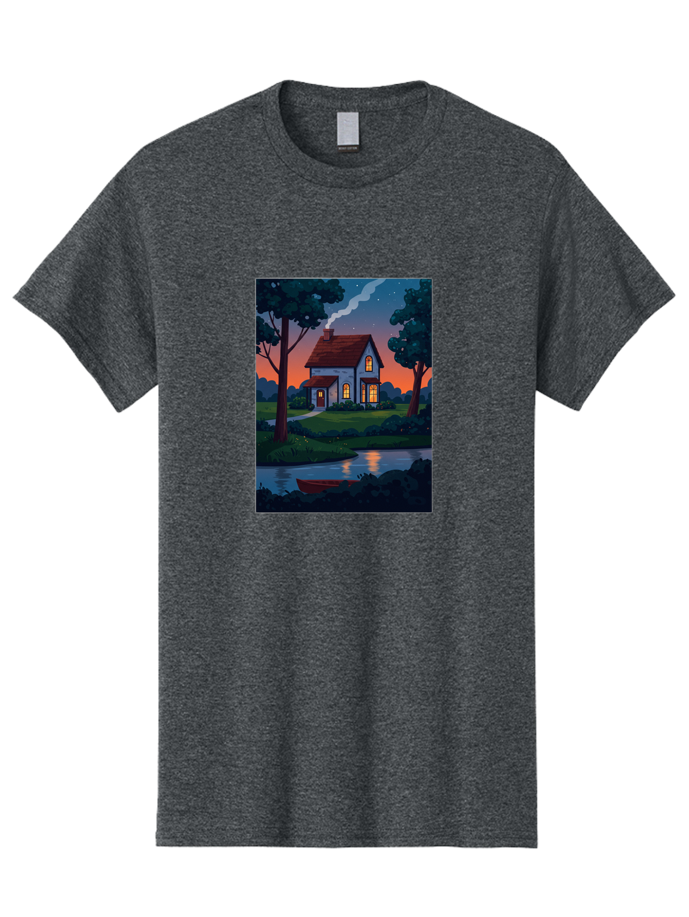 Cozy-House-By-The-River Men'S Graphic Tee, 100% Cotton, Comfortable Casual Summer Wear, Machine Washable, Vintage Camera, Old Camera, Antique Camera, Black Camera, Classic Photography, Photography Equipment, Nostalgic Device, Film Camera, Bag352