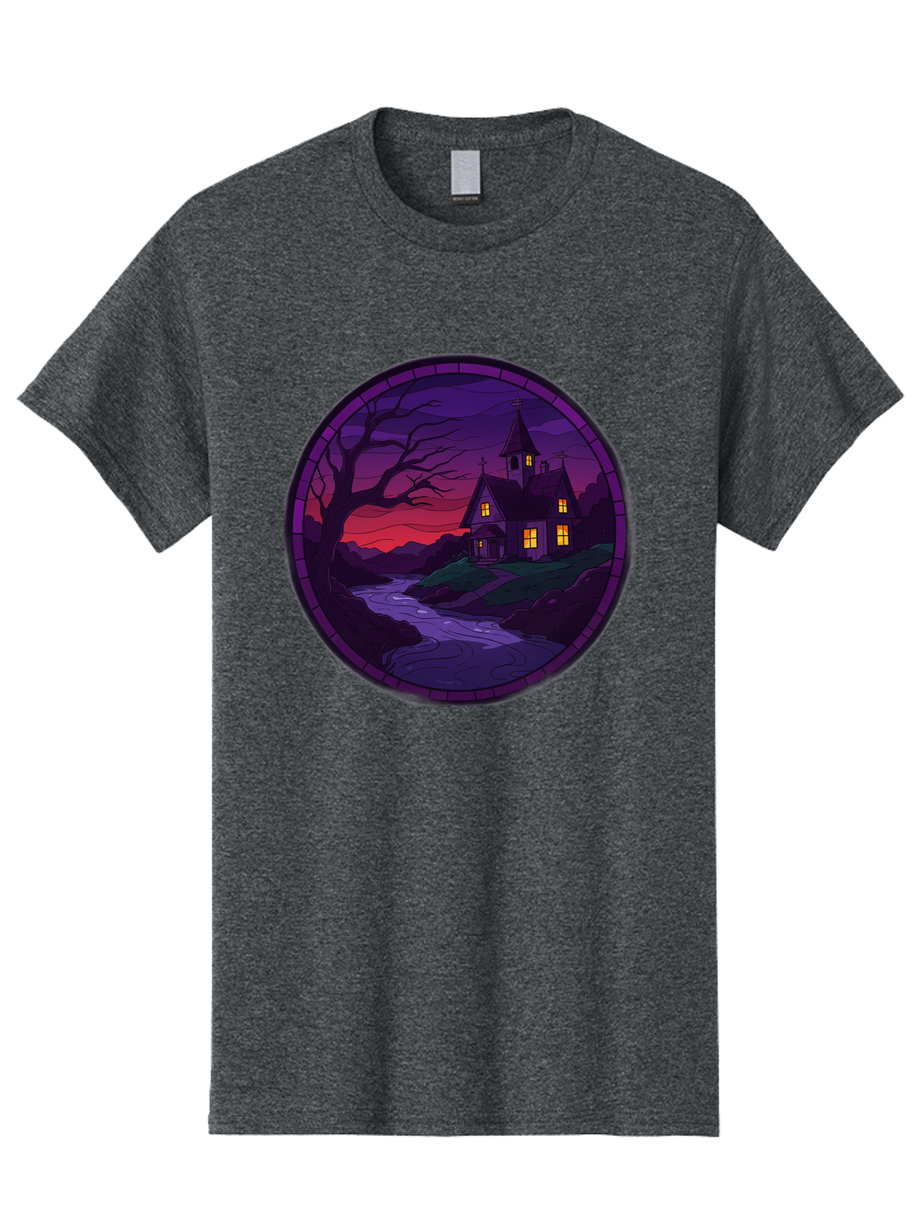 Creepy-Church-By-River Men'S Graphic Tee, 100% Cotton, Comfortable Casual Summer Wear, Machine Washable, Vintage Camera, Old Camera, Antique Camera, Black Camera, Classic Photography, Photography Equipment, Nostalgic Device, Film Camera, Bag358