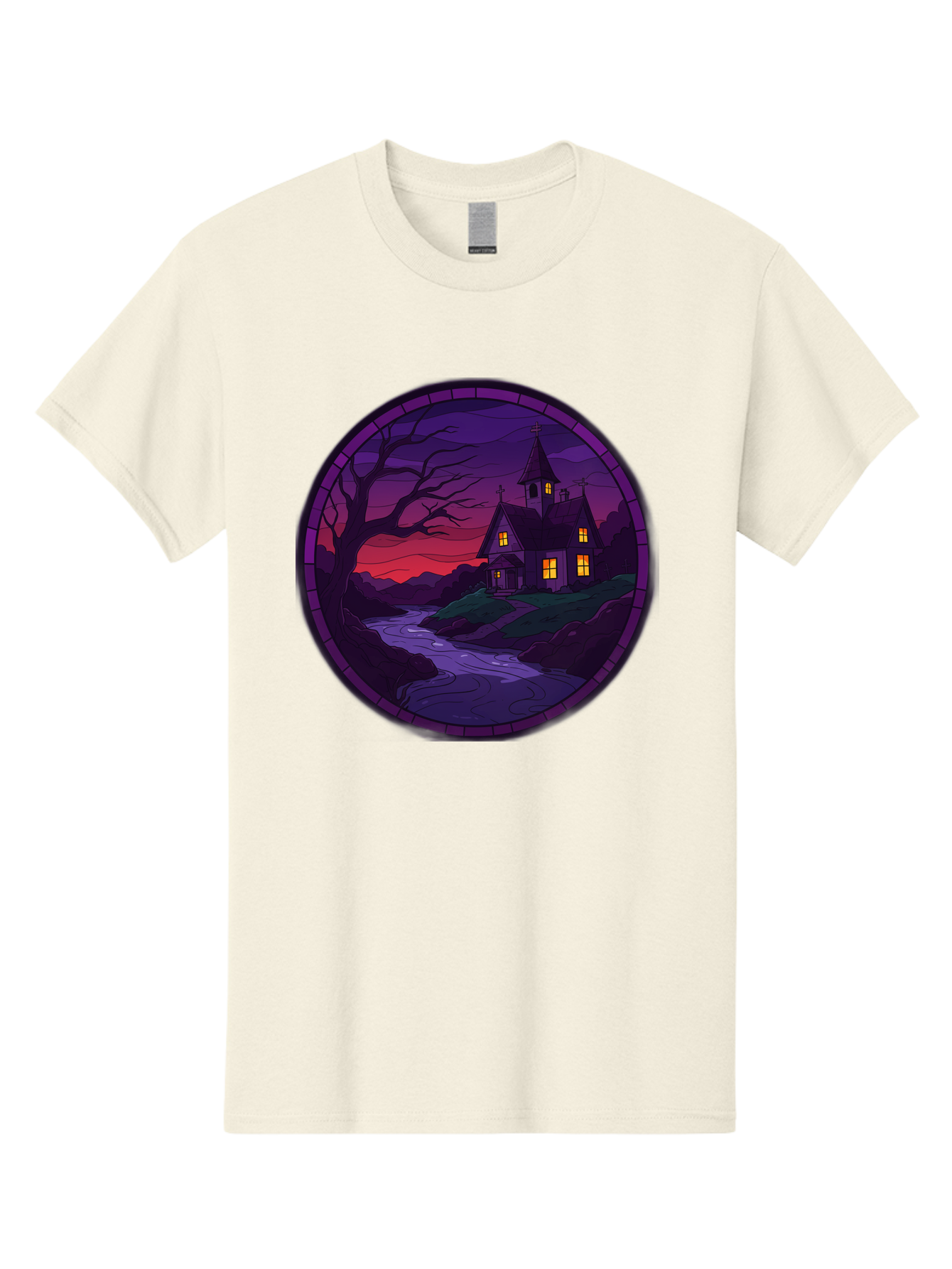 Creepy-Church-By-River Men'S Graphic Tee, 100% Cotton, Comfortable Casual Summer Wear, Machine Washable, Vintage Camera, Old Camera, Antique Camera, Black Camera, Classic Photography, Photography Equipment, Nostalgic Device, Film Camera, Bag358