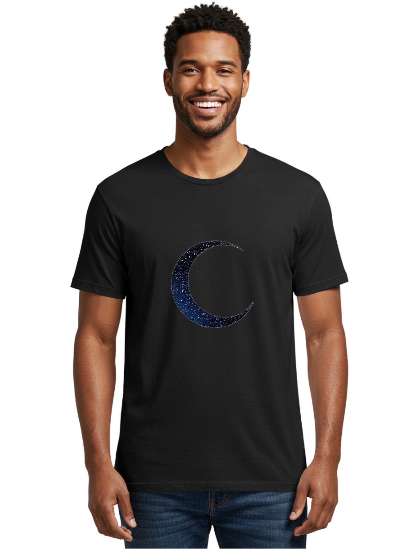 Crescent-Moon-1 Men'S Graphic Tee, 100% Cotton, Comfortable Casual Summer Wear, Machine Washable, Vintage Camera, Old Camera, Antique Camera, Black Camera, Classic Photography, Photography Equipment, Nostalgic Device, Film Camera, Camera Art Bag360