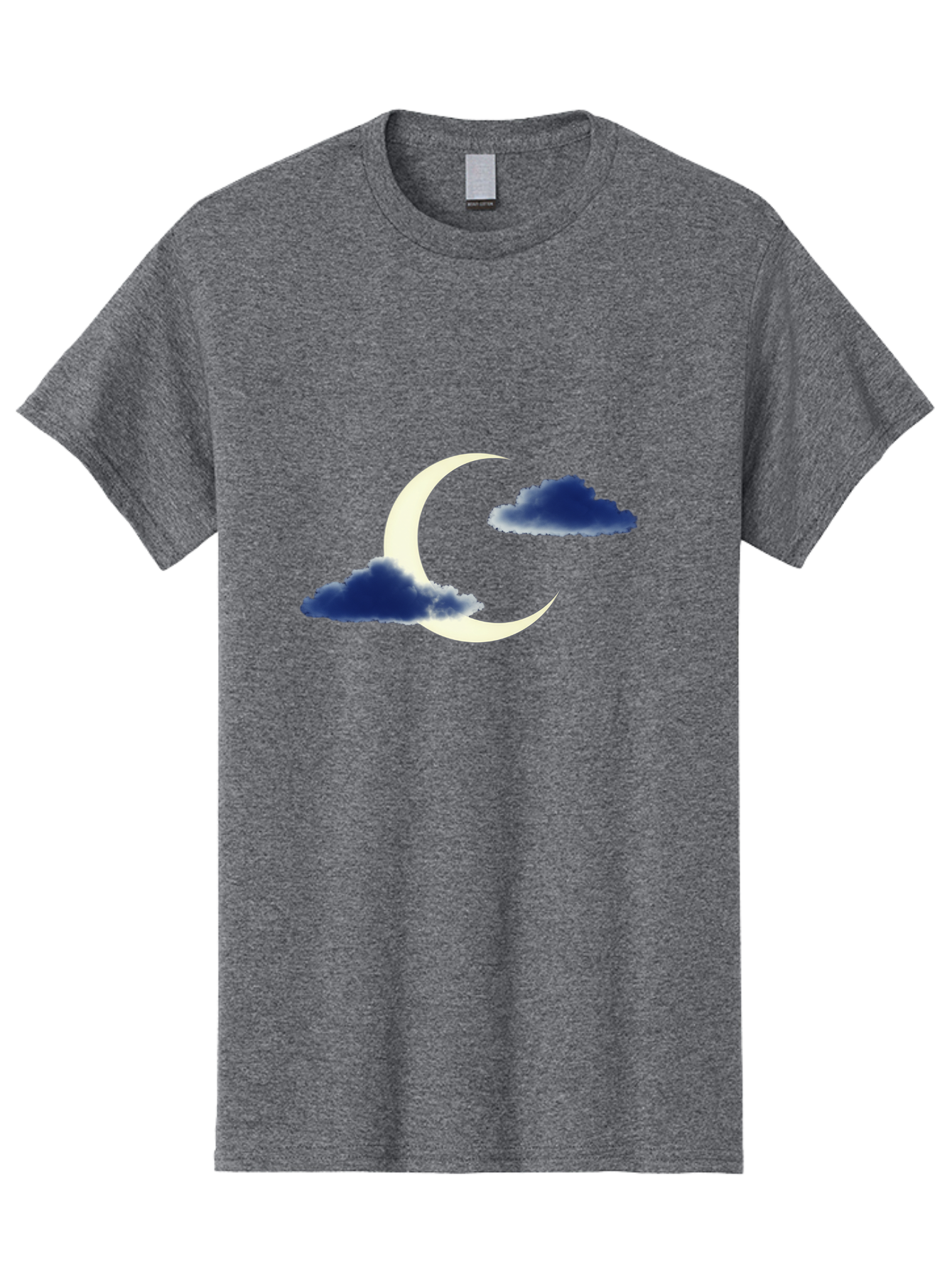Crescent-Moon-With-Clouds Men'S Graphic Tee, 100% Cotton, Comfortable Casual Summer Wear, Machine Washable, Vintage Camera, Old Camera, Antique Camera, Black Camera, Classic Photography, Photography Equipment, Nostalgic Device, Film Camera, Bag362
