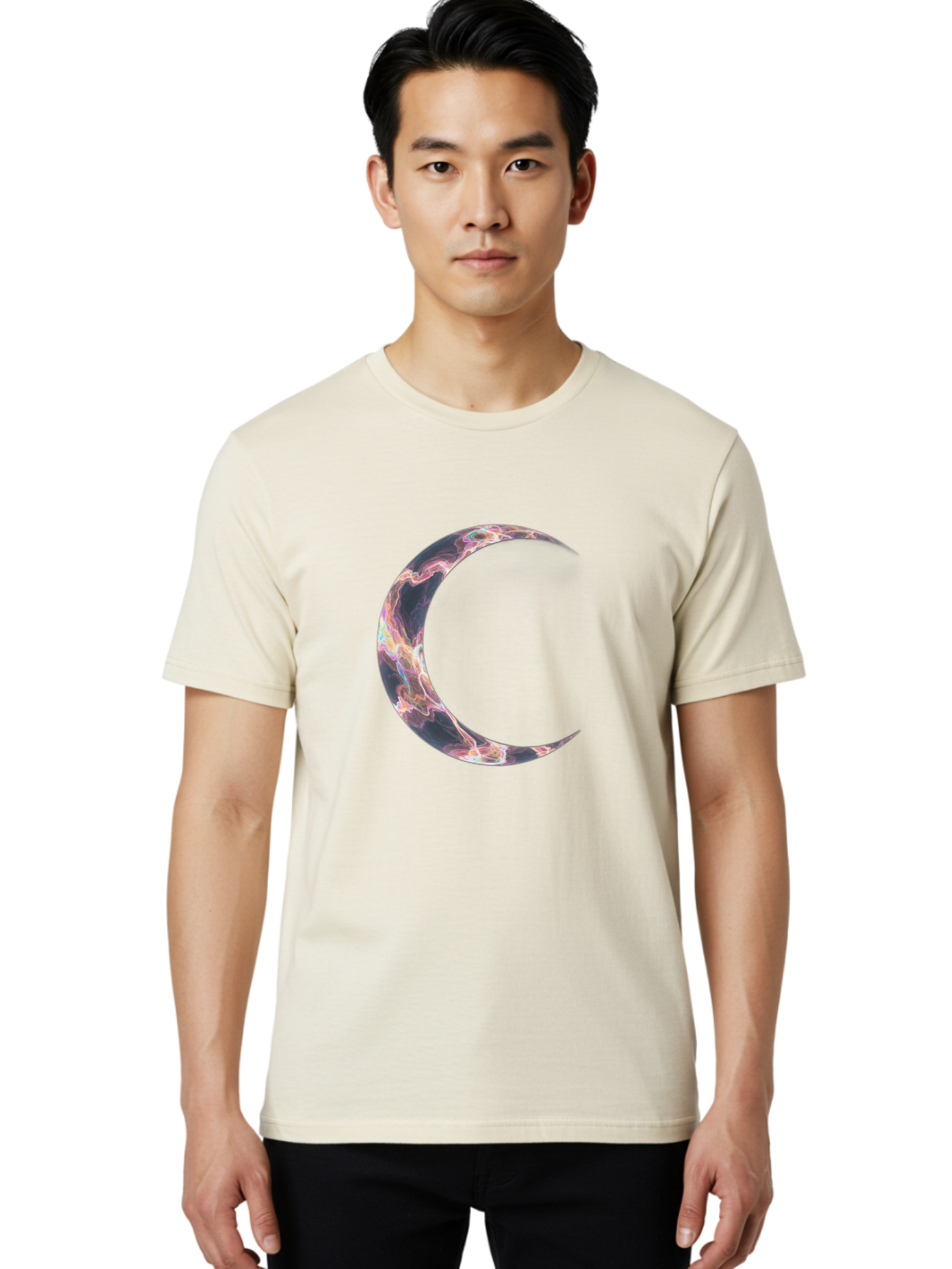 Crescent-Moon Men'S Graphic Tee, 100% Cotton, Comfortable Casual Summer Wear, Machine Washable, Vintage Camera, Old Camera, Antique Camera, Black Camera, Classic Photography, Photography Equipment, Nostalgic Device, Film Camera, Camera Art Bag363