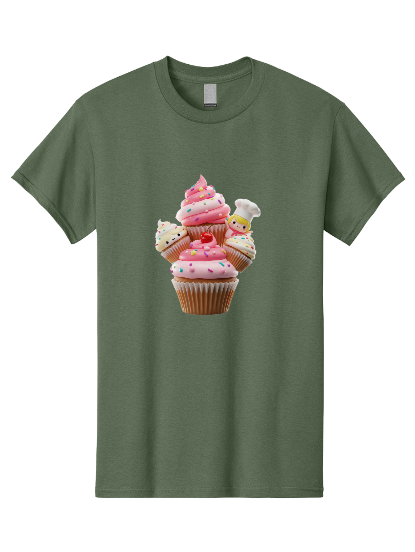 Cupcake-With-Chef Men'S Graphic Tee, 100% Cotton, Comfortable Casual Summer Wear, Machine Washable, Vintage Camera, Old Camera, Antique Camera, Black Camera, Classic Photography, Photography Equipment, Nostalgic Device, Film Camera, Camera Art Bag372