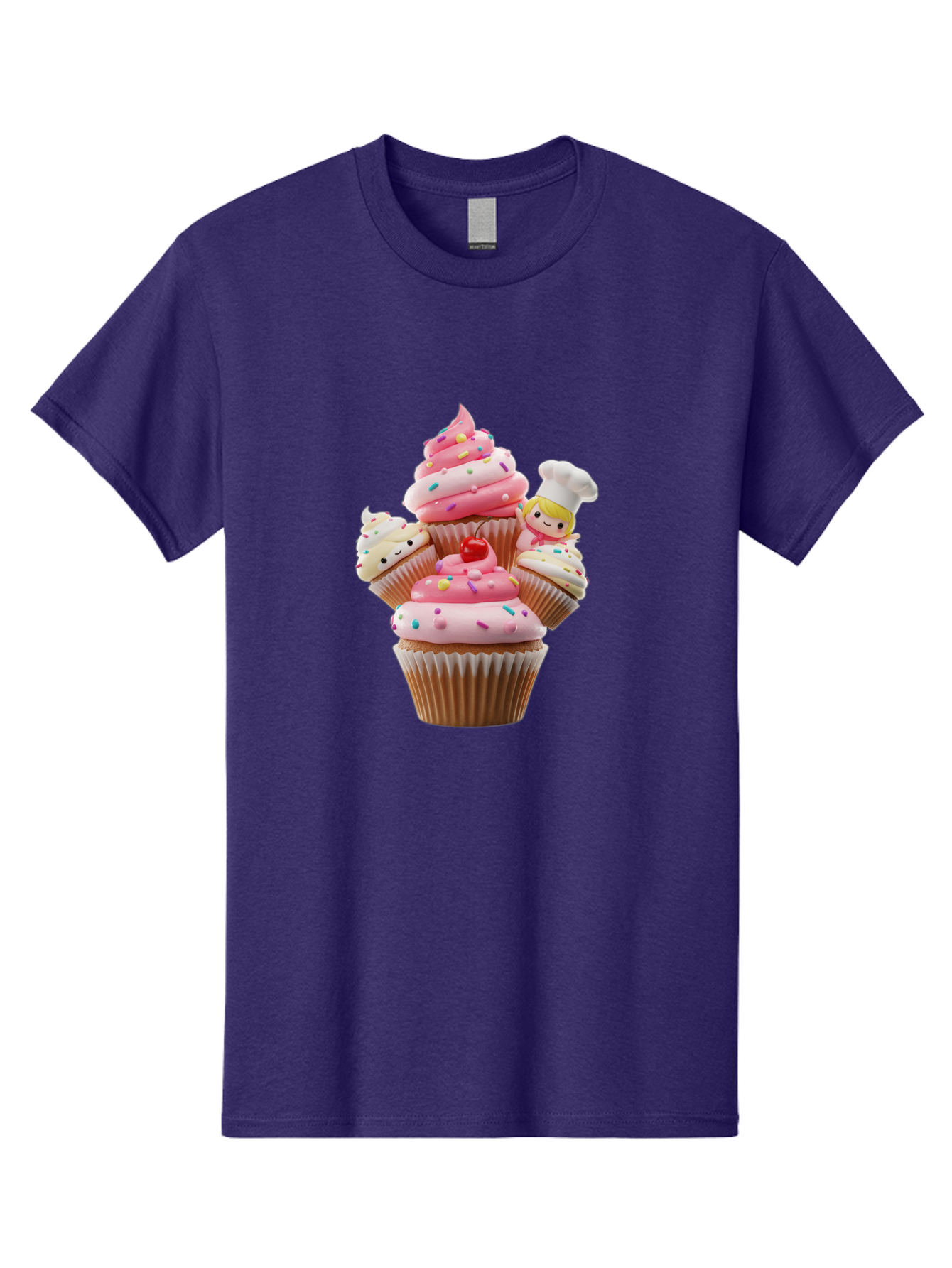 Cupcake-With-Chef Men'S Graphic Tee, 100% Cotton, Comfortable Casual Summer Wear, Machine Washable, Vintage Camera, Old Camera, Antique Camera, Black Camera, Classic Photography, Photography Equipment, Nostalgic Device, Film Camera, Camera Art Bag372