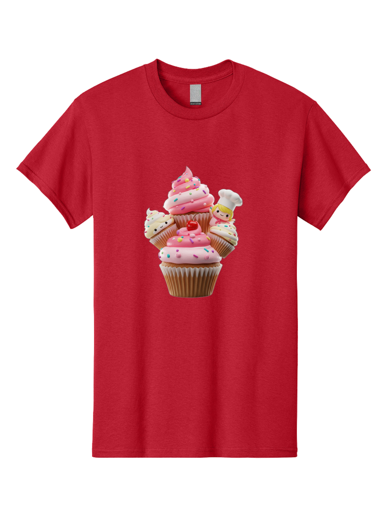 Cupcake-With-Chef Men'S Graphic Tee, 100% Cotton, Comfortable Casual Summer Wear, Machine Washable, Vintage Camera, Old Camera, Antique Camera, Black Camera, Classic Photography, Photography Equipment, Nostalgic Device, Film Camera, Camera Art Bag372