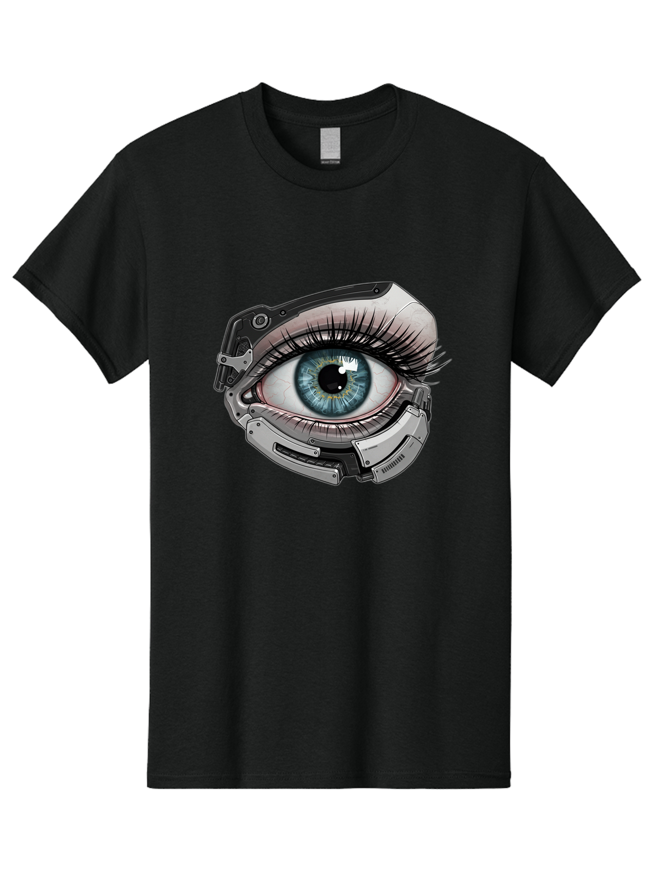Cyborg-Eye Men'S Graphic Tee, 100% Cotton, Comfortable Casual Summer Wear, Machine Washable, Vintage Camera, Old Camera, Antique Camera, Black Camera, Classic Photography, Photography Equipment, Nostalgic Device, Film Camera, Camera Art Bag376