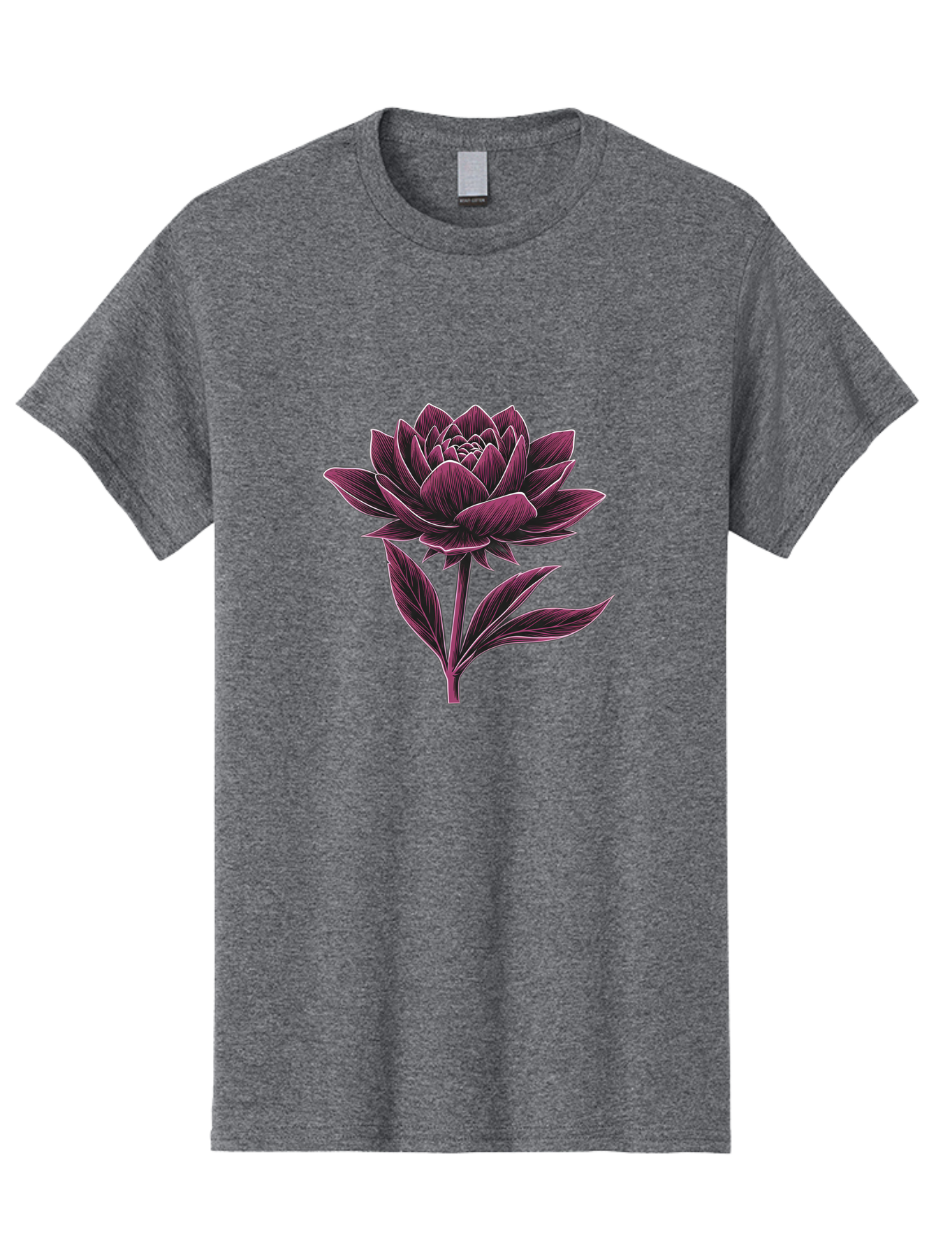 Dahlia-Flower Men'S Graphic Tee, 100% Cotton, Comfortable Casual Summer Wear, Machine Washable, Vintage Camera, Old Camera, Antique Camera, Black Camera, Classic Photography, Photography Equipment, Nostalgic Device, Film Camera, Camera Art Bag377