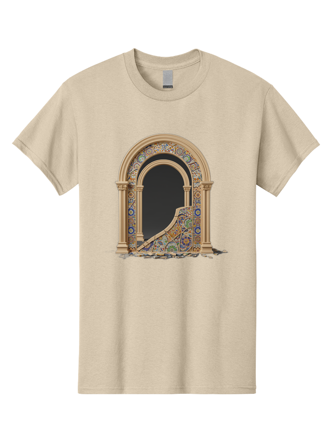 Damaged-Archway Men'S Graphic Tee, 100% Cotton, Comfortable Casual Summer Wear, Machine Washable, Vintage Camera, Old Camera, Antique Camera, Black Camera, Classic Photography, Photography Equipment, Nostalgic Device, Film Camera, Camera Art Bag378