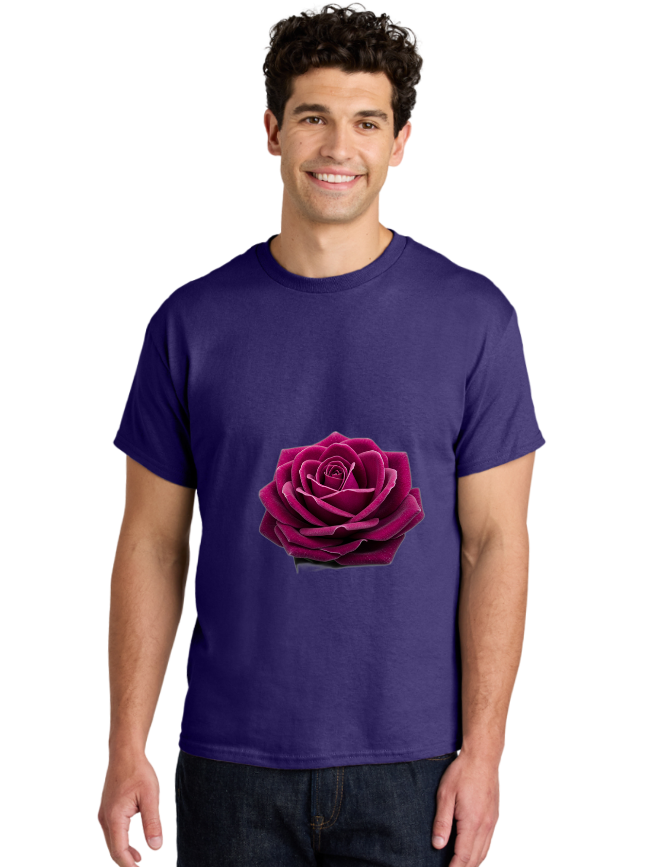 Dark-Purple-Rose Men'S Graphic Tee, 100% Cotton, Comfortable Casual Summer Wear, Machine Washable, Vintage Camera, Old Camera, Antique Camera, Black Camera, Classic Photography, Photography Equipment, Nostalgic Device, Film Camera, Camera Art Bag382