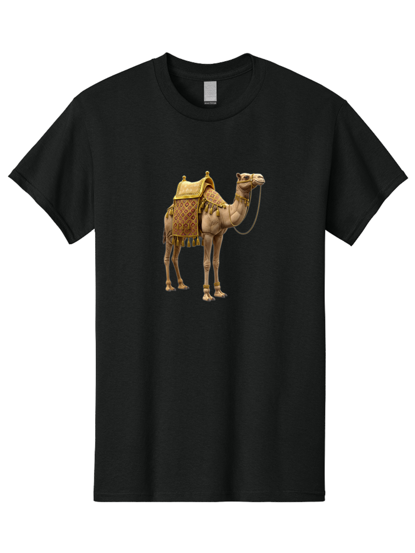 Decorated-Camel Men'S Graphic Tee, 100% Cotton, Comfortable Casual Summer Wear, Machine Washable, Vintage Camera, Old Camera, Antique Camera, Black Camera, Classic Photography, Photography Equipment, Nostalgic Device, Film Camera, Camera Art Bag384