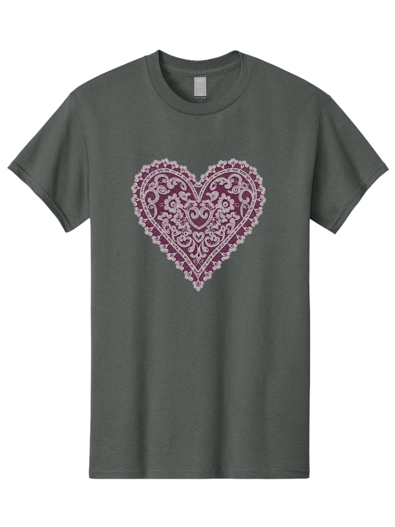 Decorative-Heart-Lace Men'S Graphic Tee, 100% Cotton, Comfortable Casual Summer Wear, Machine Washable, Vintage Camera, Old Camera, Antique Camera, Black Camera, Classic Photography, Photography Equipment, Nostalgic Device, Film Camera, Bag385