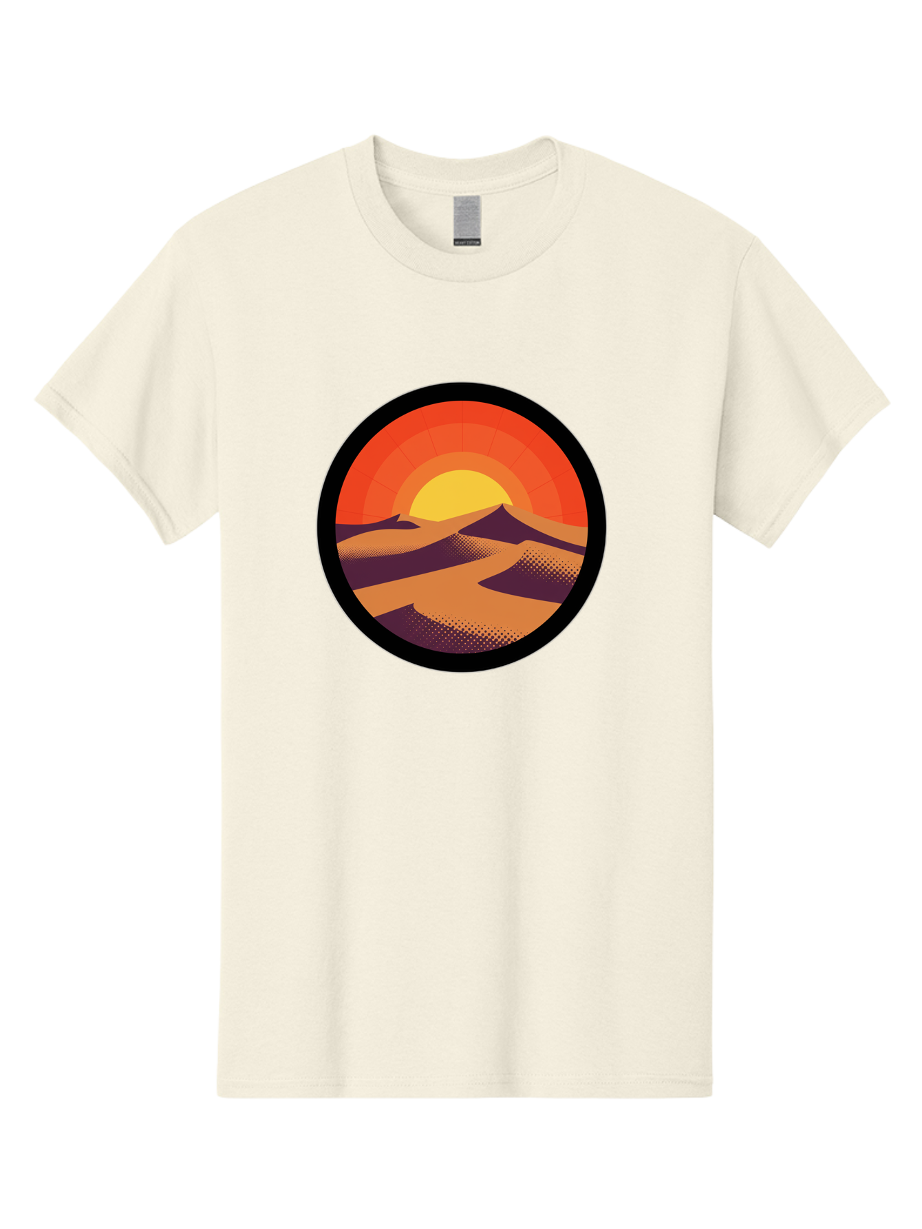 Desert-Sunset-1 Men'S Graphic Tee, 100% Cotton, Comfortable Casual Summer Wear, Machine Washable, Vintage Camera, Old Camera, Antique Camera, Black Camera, Classic Photography, Photography Equipment, Nostalgic Device, Film Camera, Camera Art Bag389