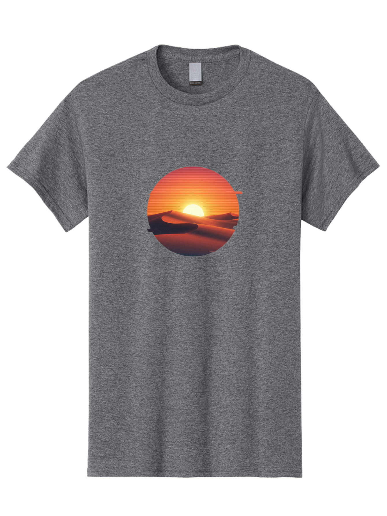 Desert-Sunset-2 Men'S Graphic Tee, 100% Cotton, Comfortable Casual Summer Wear, Machine Washable, Vintage Camera, Old Camera, Antique Camera, Black Camera, Classic Photography, Photography Equipment, Nostalgic Device, Film Camera, Camera Art Bag390