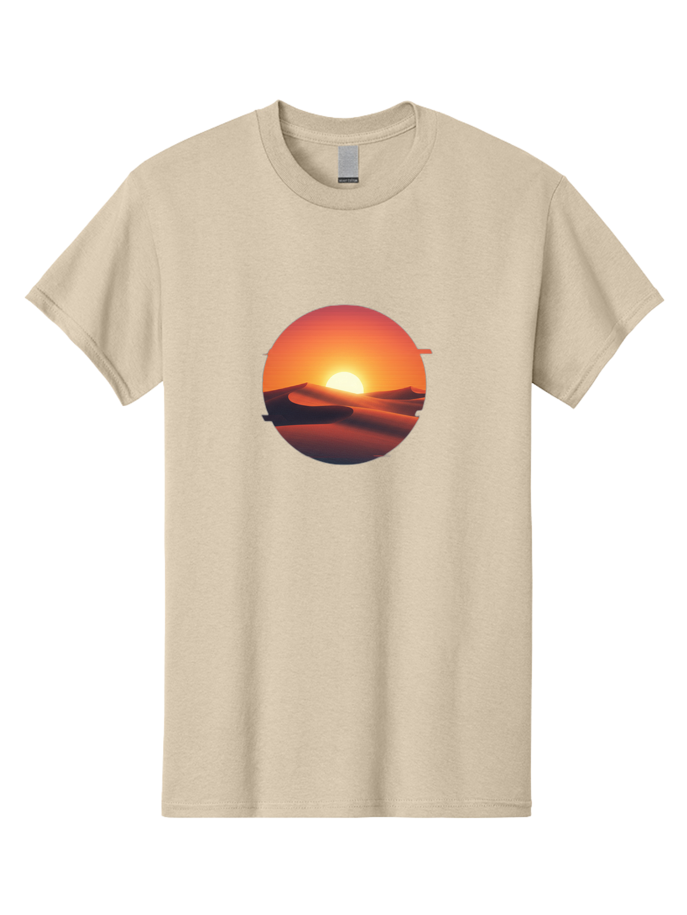 Desert-Sunset-2 Men'S Graphic Tee, 100% Cotton, Comfortable Casual Summer Wear, Machine Washable, Vintage Camera, Old Camera, Antique Camera, Black Camera, Classic Photography, Photography Equipment, Nostalgic Device, Film Camera, Camera Art Bag390