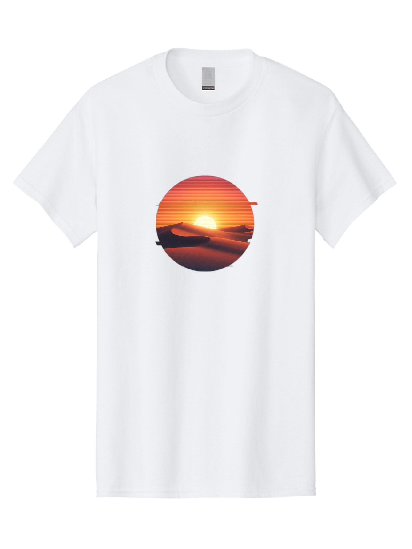 Desert-Sunset-2 Men'S Graphic Tee, 100% Cotton, Comfortable Casual Summer Wear, Machine Washable, Vintage Camera, Old Camera, Antique Camera, Black Camera, Classic Photography, Photography Equipment, Nostalgic Device, Film Camera, Camera Art Bag390