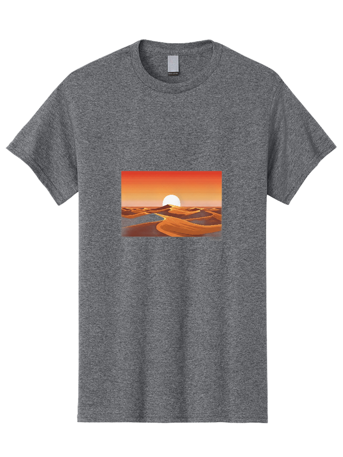 Desert-Sunset-3 Men'S Graphic Tee, 100% Cotton, Comfortable Casual Summer Wear, Machine Washable, Vintage Camera, Old Camera, Antique Camera, Black Camera, Classic Photography, Photography Equipment, Nostalgic Device, Film Camera, Camera Art Bag391