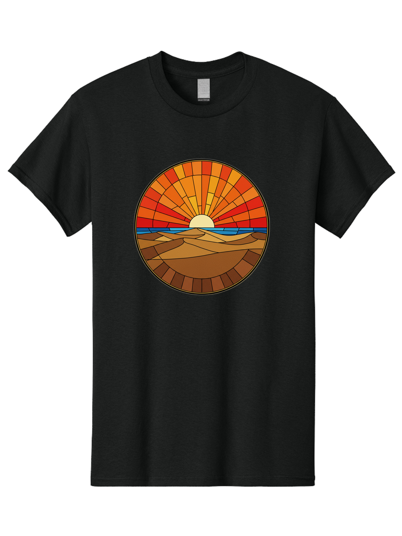Desert-Sunset-4 Men'S Graphic Tee, 100% Cotton, Comfortable Casual Summer Wear, Machine Washable, Vintage Camera, Old Camera, Antique Camera, Black Camera, Classic Photography, Photography Equipment, Nostalgic Device, Film Camera, Camera Art Bag392