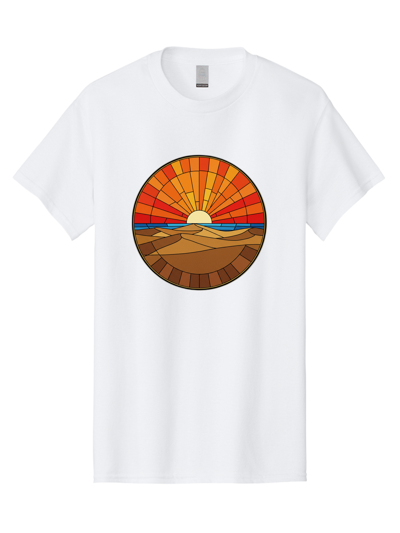 Desert-Sunset-4 Men'S Graphic Tee, 100% Cotton, Comfortable Casual Summer Wear, Machine Washable, Vintage Camera, Old Camera, Antique Camera, Black Camera, Classic Photography, Photography Equipment, Nostalgic Device, Film Camera, Camera Art Bag392