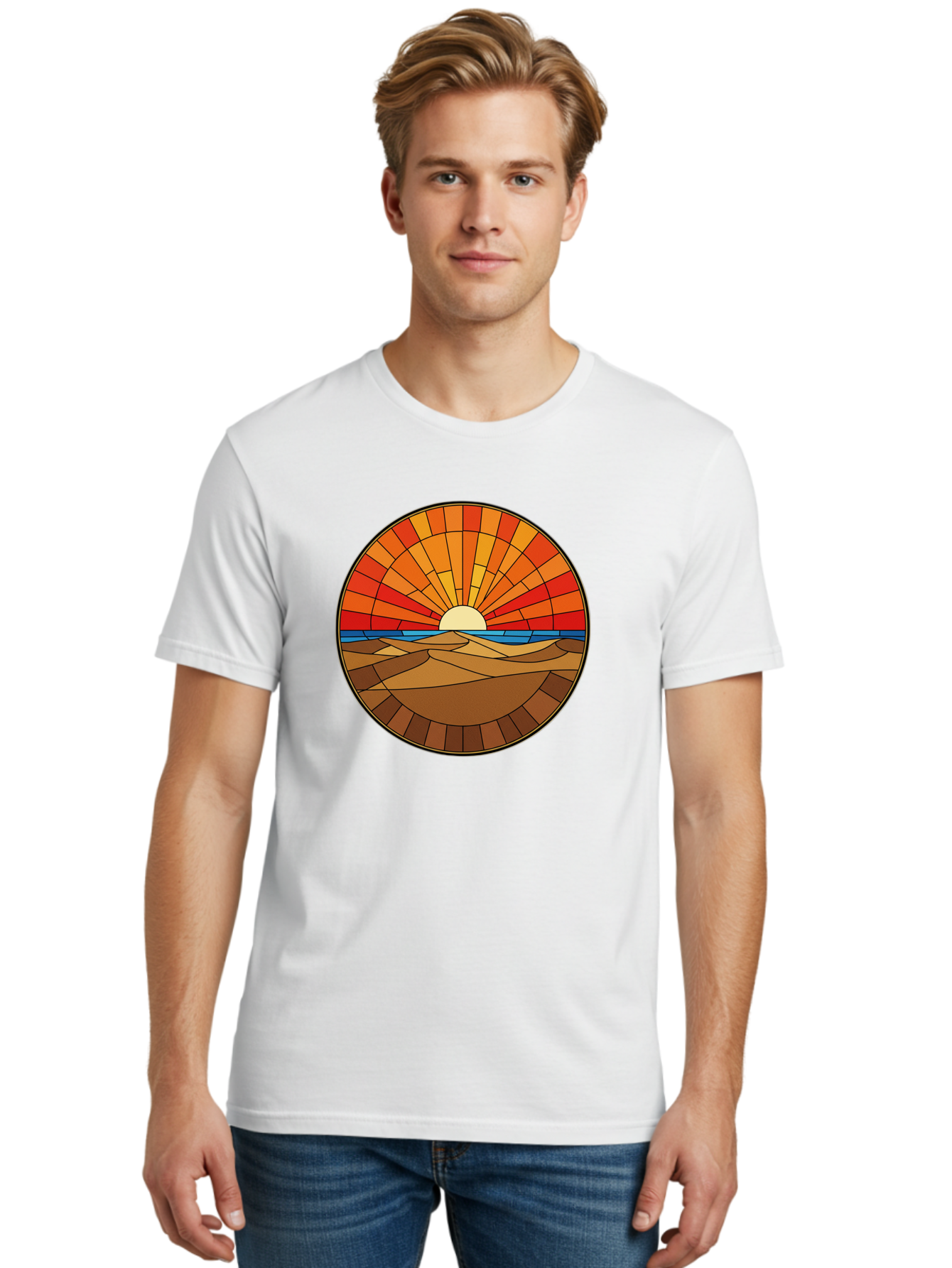 Desert-Sunset-4 Men'S Graphic Tee, 100% Cotton, Comfortable Casual Summer Wear, Machine Washable, Vintage Camera, Old Camera, Antique Camera, Black Camera, Classic Photography, Photography Equipment, Nostalgic Device, Film Camera, Camera Art Bag392