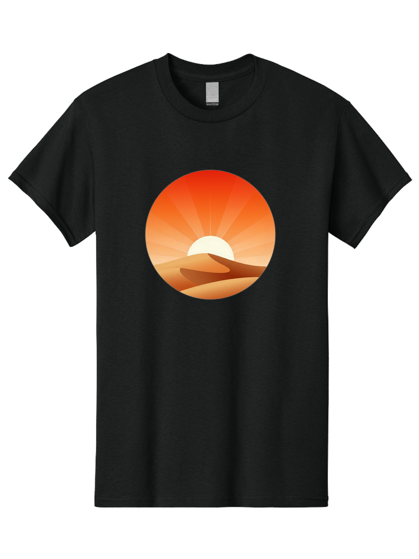 Desert-Sunset Men'S Graphic Tee, 100% Cotton, Comfortable Casual Summer Wear, Machine Washable, Vintage Camera, Old Camera, Antique Camera, Black Camera, Classic Photography, Photography Equipment, Nostalgic Device, Film Camera, Camera Art Bag394