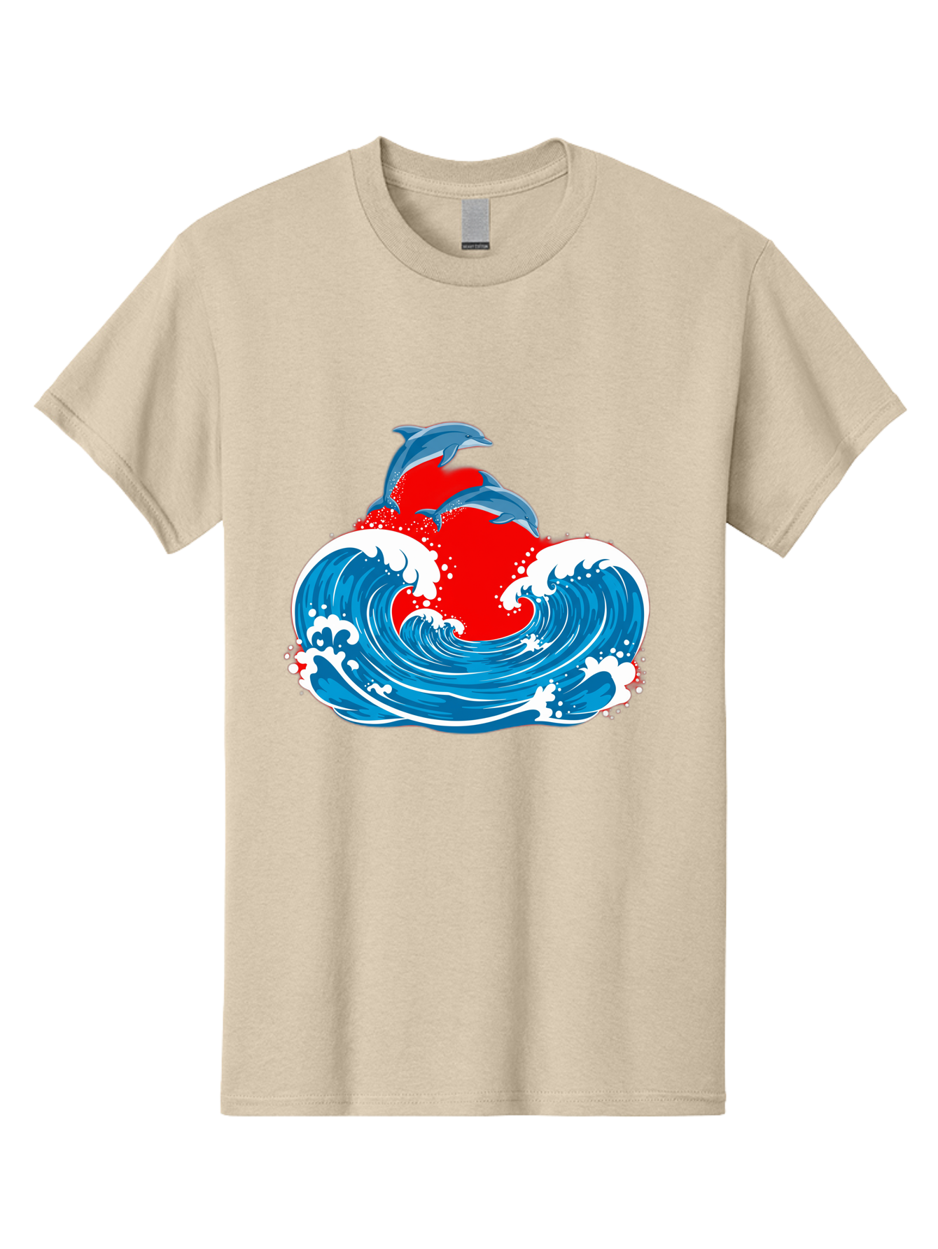 Dolphins-Jumping-Wave Men'S Graphic Tee, 100% Cotton, Comfortable Casual Summer Wear, Machine Washable, Vintage Camera, Old Camera, Antique Camera, Black Camera, Classic Photography, Photography Equipment, Nostalgic Device, Film Camera, Bag401