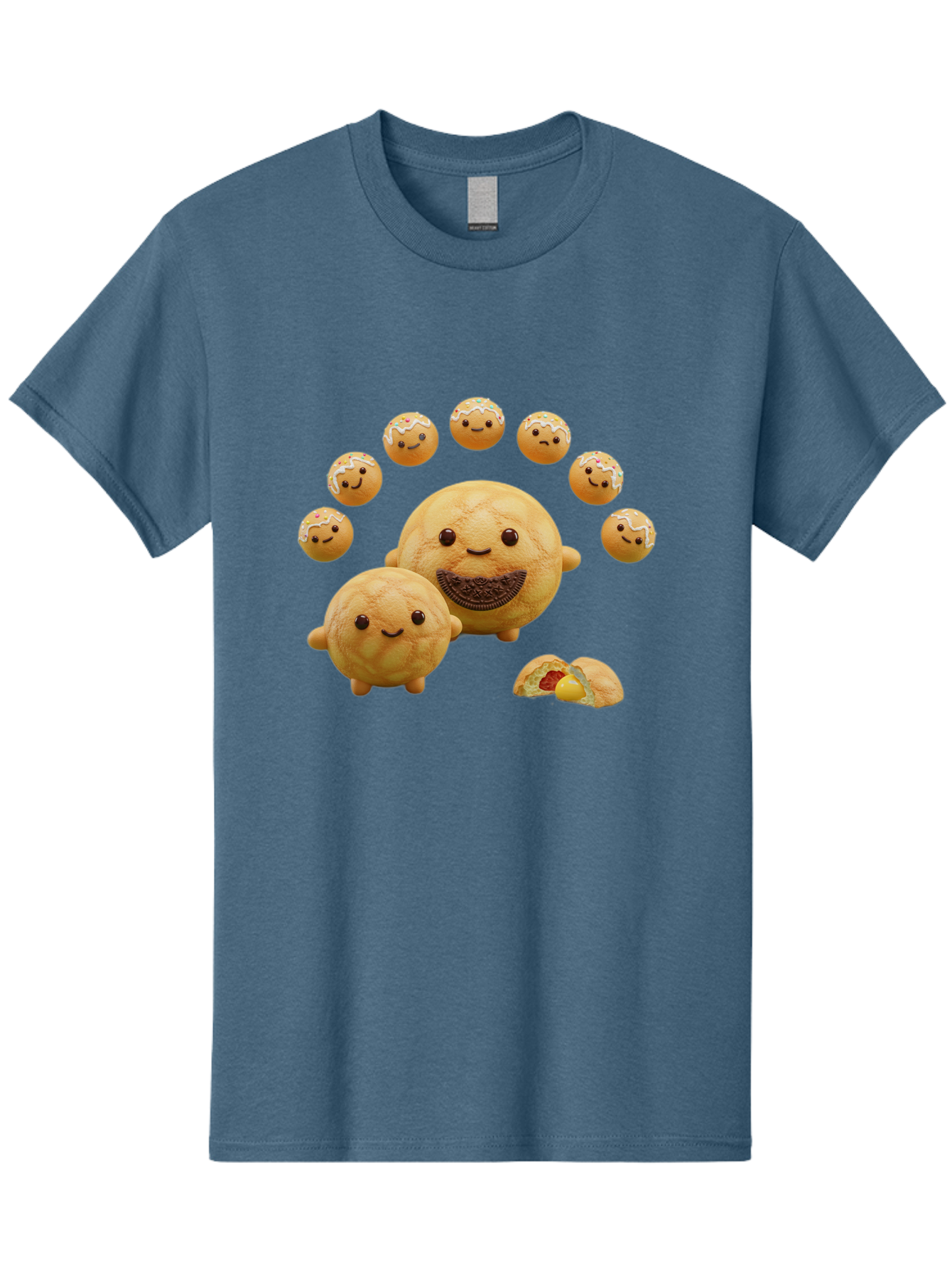 Donuts-With-Faces Men'S Graphic Tee, 100% Cotton, Comfortable Casual Summer Wear, Machine Washable, Vintage Camera, Old Camera, Antique Camera, Black Camera, Classic Photography, Photography Equipment, Nostalgic Device, Film Camera, Camera Art Bag403