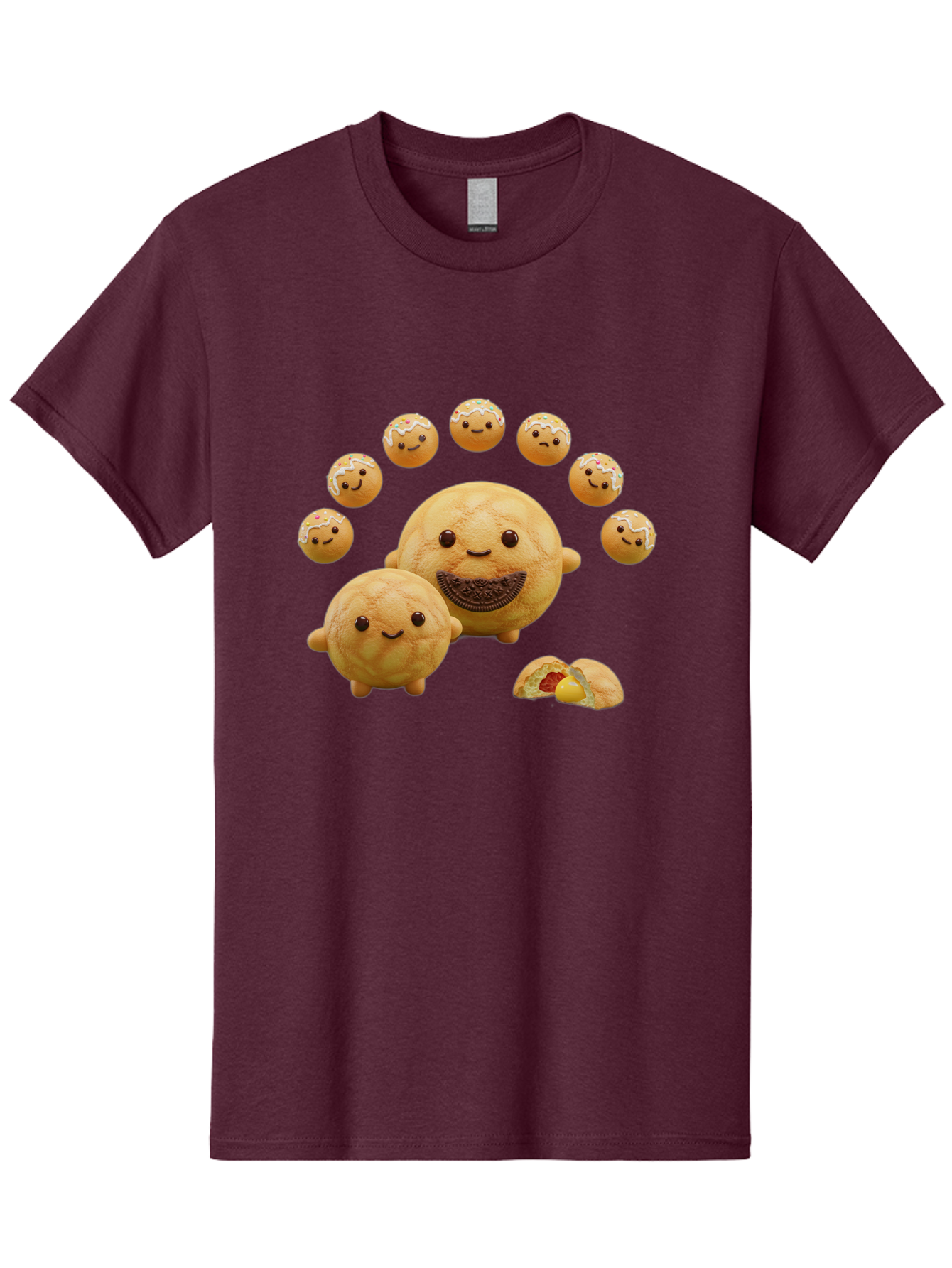 Donuts-With-Faces Men'S Graphic Tee, 100% Cotton, Comfortable Casual Summer Wear, Machine Washable, Vintage Camera, Old Camera, Antique Camera, Black Camera, Classic Photography, Photography Equipment, Nostalgic Device, Film Camera, Camera Art Bag403