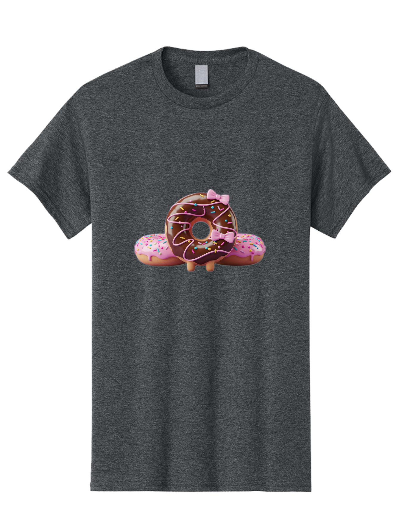 Donuts Men'S Graphic Tee, 100% Cotton, Comfortable Casual Summer Wear, Machine Washable, Vintage Camera, Old Camera, Antique Camera, Black Camera, Classic Photography, Photography Equipment, Nostalgic Device, Film Camera, Camera Art Bag404