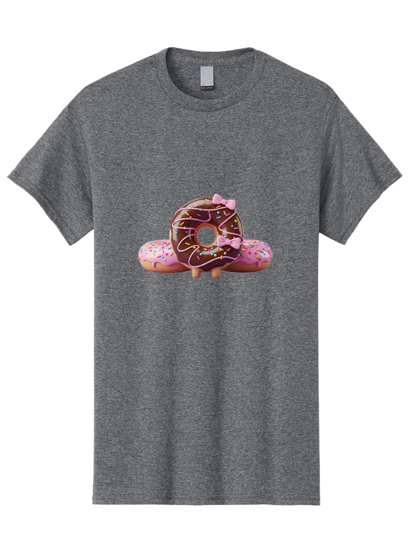 Donuts Men'S Graphic Tee, 100% Cotton, Comfortable Casual Summer Wear, Machine Washable, Vintage Camera, Old Camera, Antique Camera, Black Camera, Classic Photography, Photography Equipment, Nostalgic Device, Film Camera, Camera Art Bag404