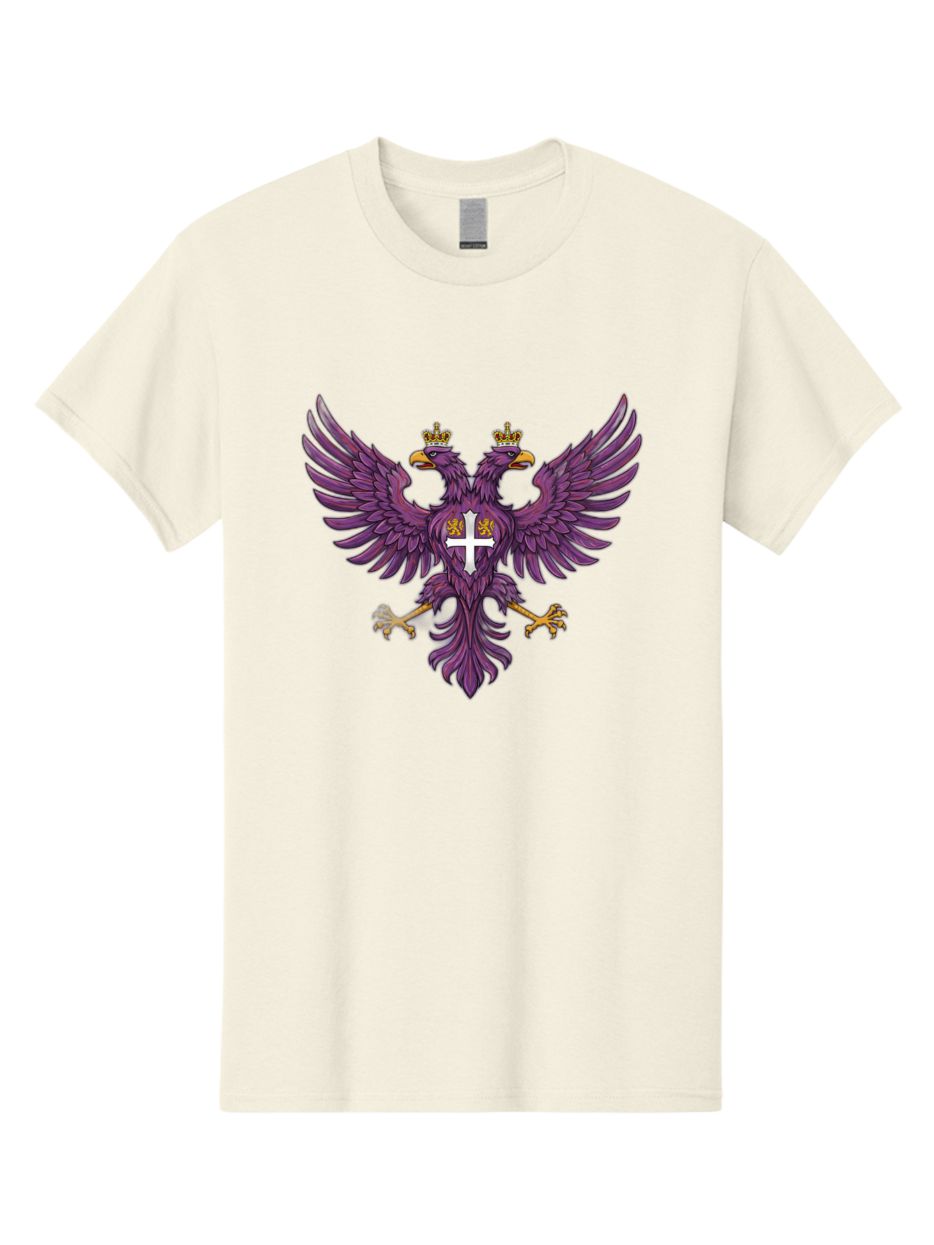 Double-Headed-Eagle-1 Men'S Graphic Tee, 100% Cotton, Comfortable Casual Summer Wear, Machine Washable, Vintage Camera, Old Camera, Antique Camera, Black Camera, Classic Photography, Photography Equipment, Nostalgic Device, Film Camera, Bag405