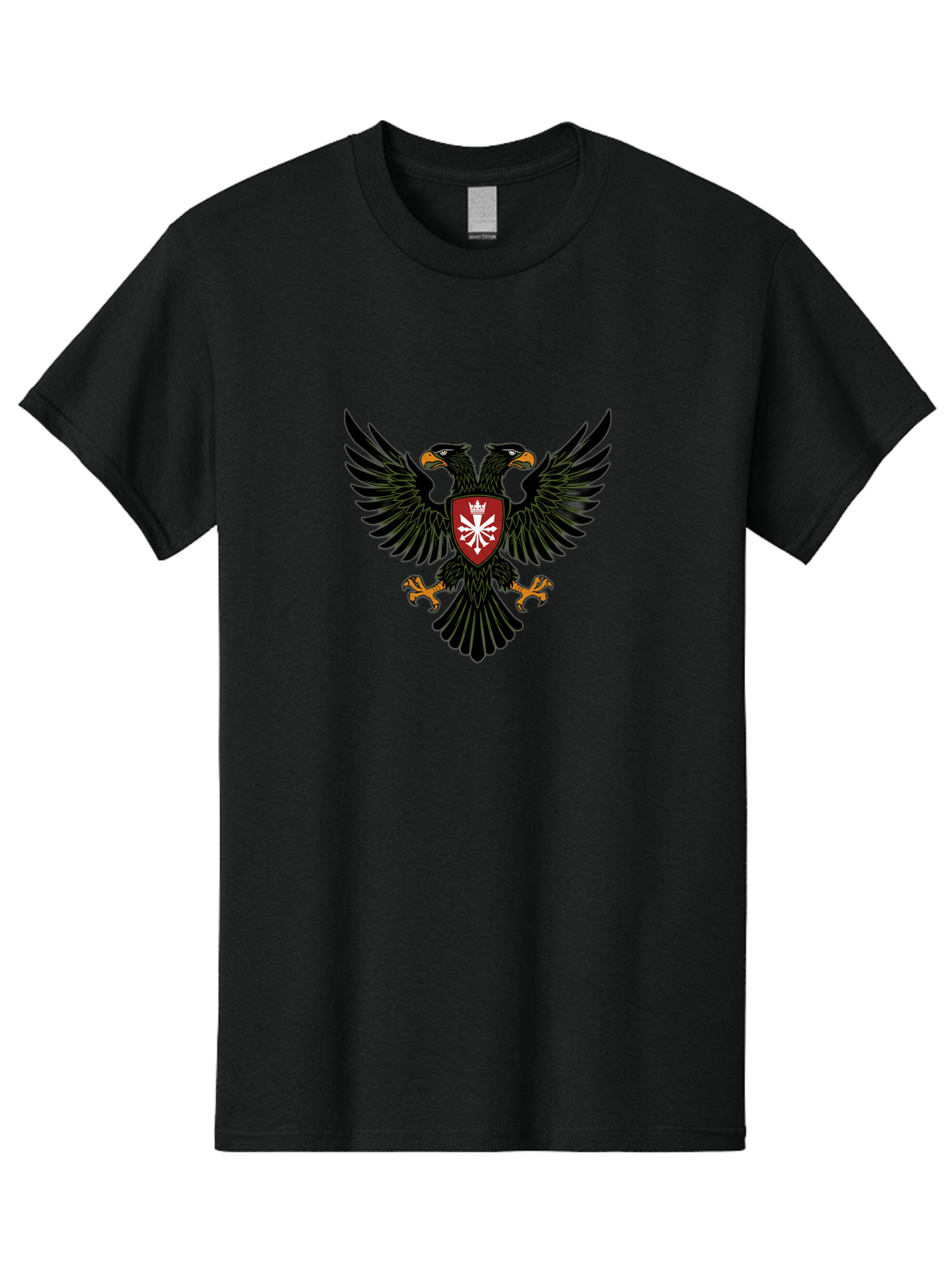 Double-Headed-Eagle-2 Men'S Graphic Tee, 100% Cotton, Comfortable Casual Summer Wear, Machine Washable, Vintage Camera, Old Camera, Antique Camera, Black Camera, Classic Photography, Photography Equipment, Nostalgic Device, Film Camera, Bag406