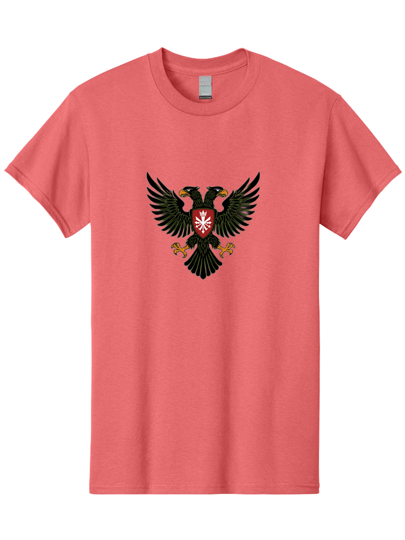 Double-Headed-Eagle-2 Men'S Graphic Tee, 100% Cotton, Comfortable Casual Summer Wear, Machine Washable, Vintage Camera, Old Camera, Antique Camera, Black Camera, Classic Photography, Photography Equipment, Nostalgic Device, Film Camera, Bag406