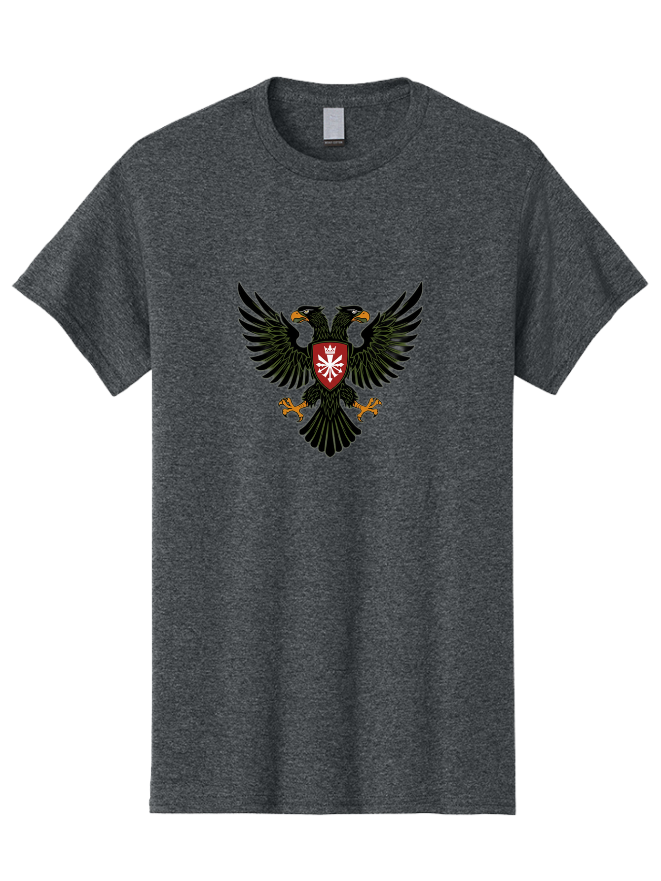 Double-Headed-Eagle-2 Men'S Graphic Tee, 100% Cotton, Comfortable Casual Summer Wear, Machine Washable, Vintage Camera, Old Camera, Antique Camera, Black Camera, Classic Photography, Photography Equipment, Nostalgic Device, Film Camera, Bag406